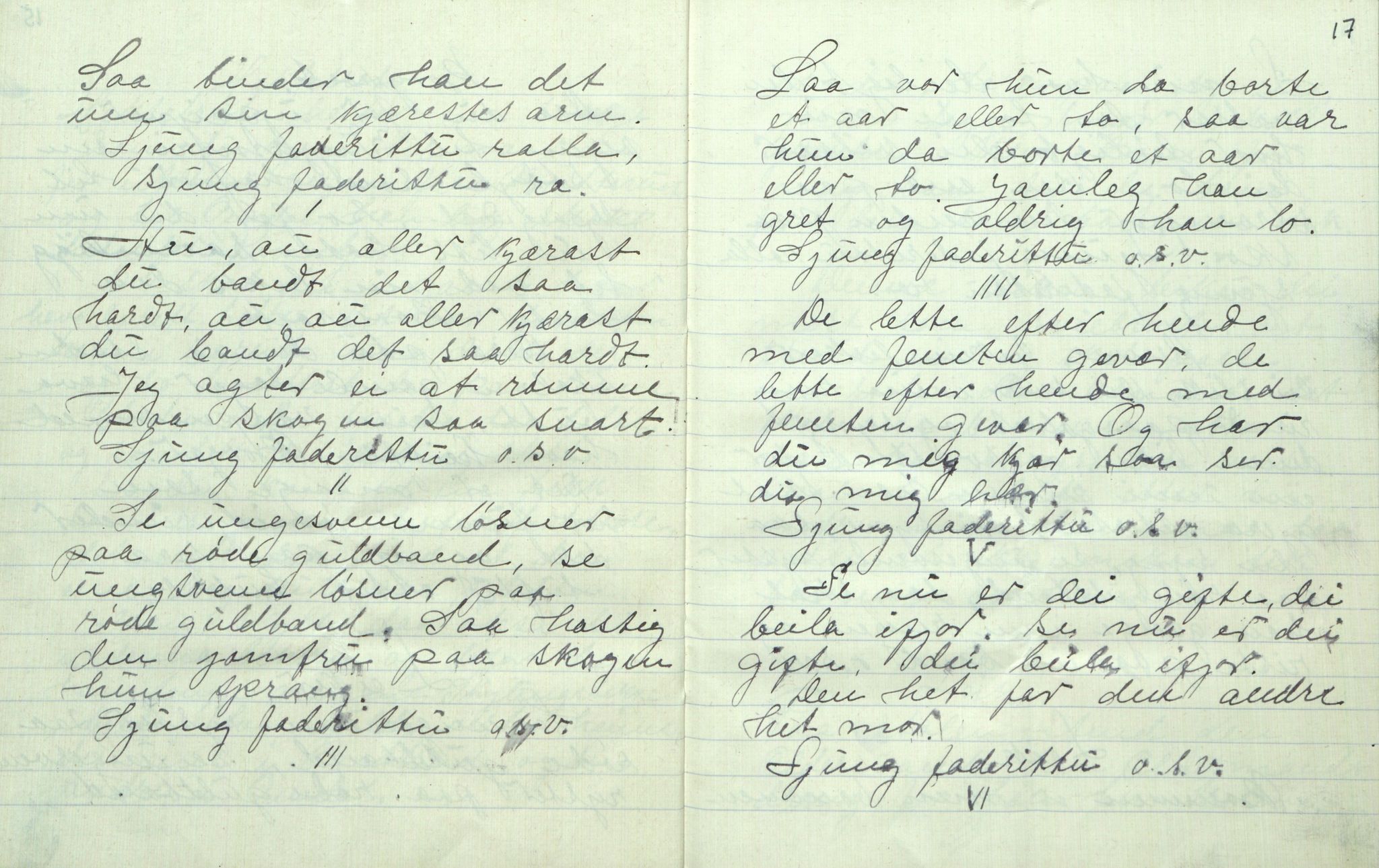 Rikard Berge, TEMU/TGM-A-1003/F/L0005/0024: 160-200 / 183 Oppskrifter av Olav K. Breidland, Høydalsmo. Brev til Berge frå Breidland, 1911, p. 16-17