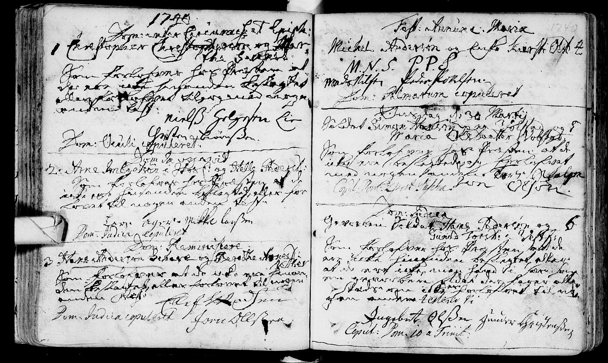 Eiker kirkebøker, AV/SAKO-A-4/F/Fa/L0005: Parish register (official) no. I 5 /1, 1705-1759