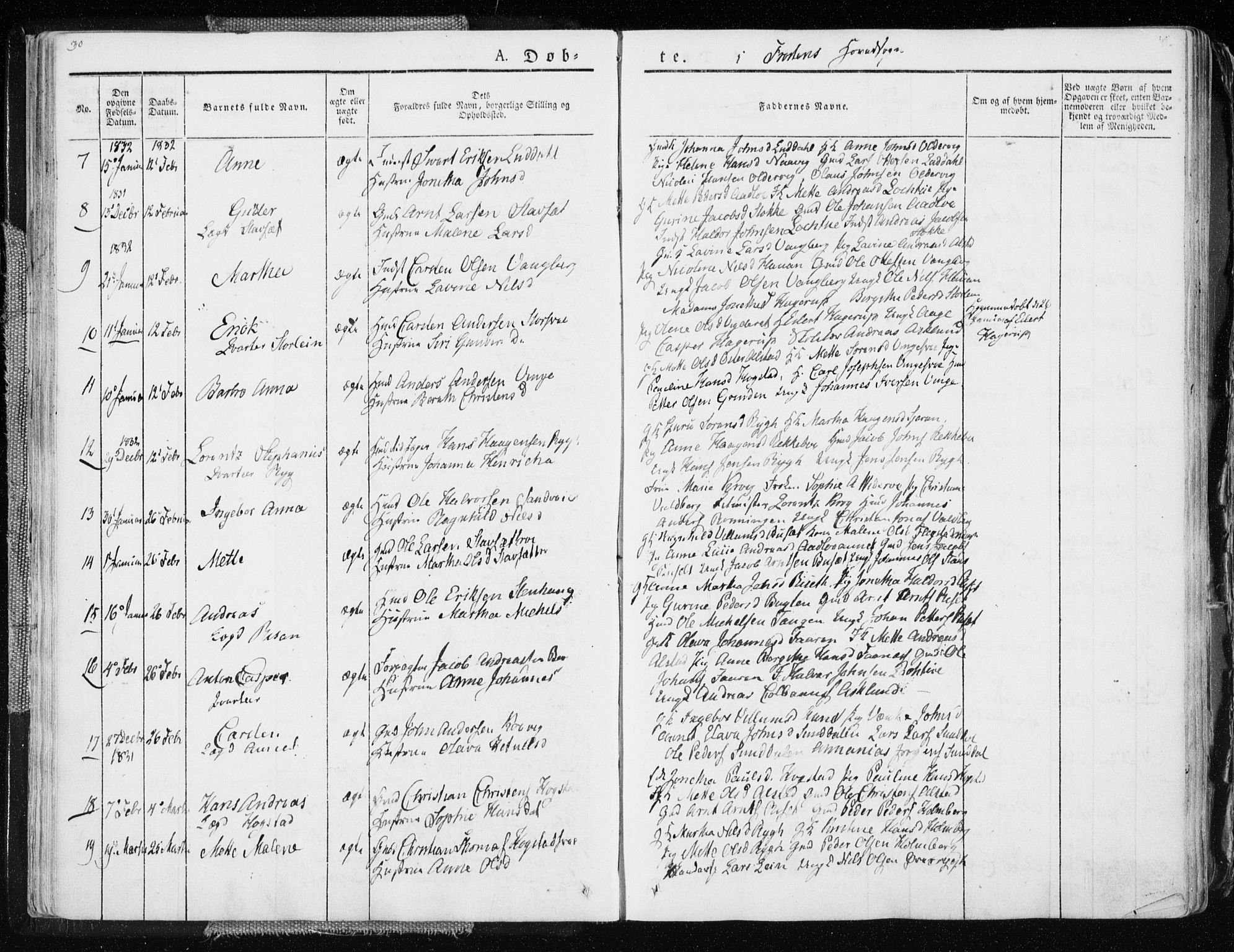 Ministerialprotokoller, klokkerbøker og fødselsregistre - Nord-Trøndelag, SAT/A-1458/713/L0114: Parish register (official) no. 713A05, 1827-1839, p. 30