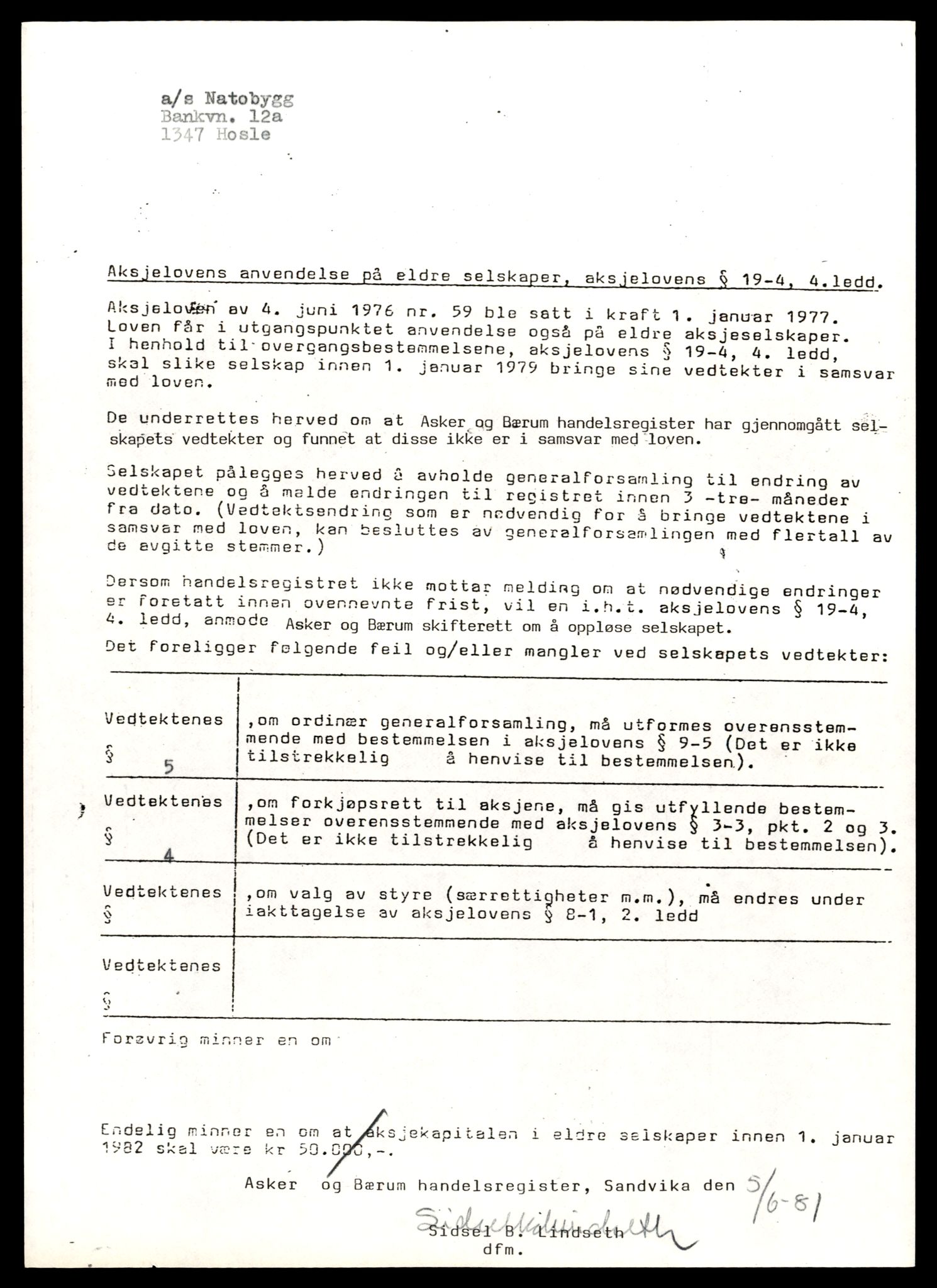 Asker og Bærum tingrett, AV/SAT-A-10379/K/Kb/Kbb/L0115: Aksjeselskap og andelslag i Bærum, Nat - Nim, 1944-1989, p. 1