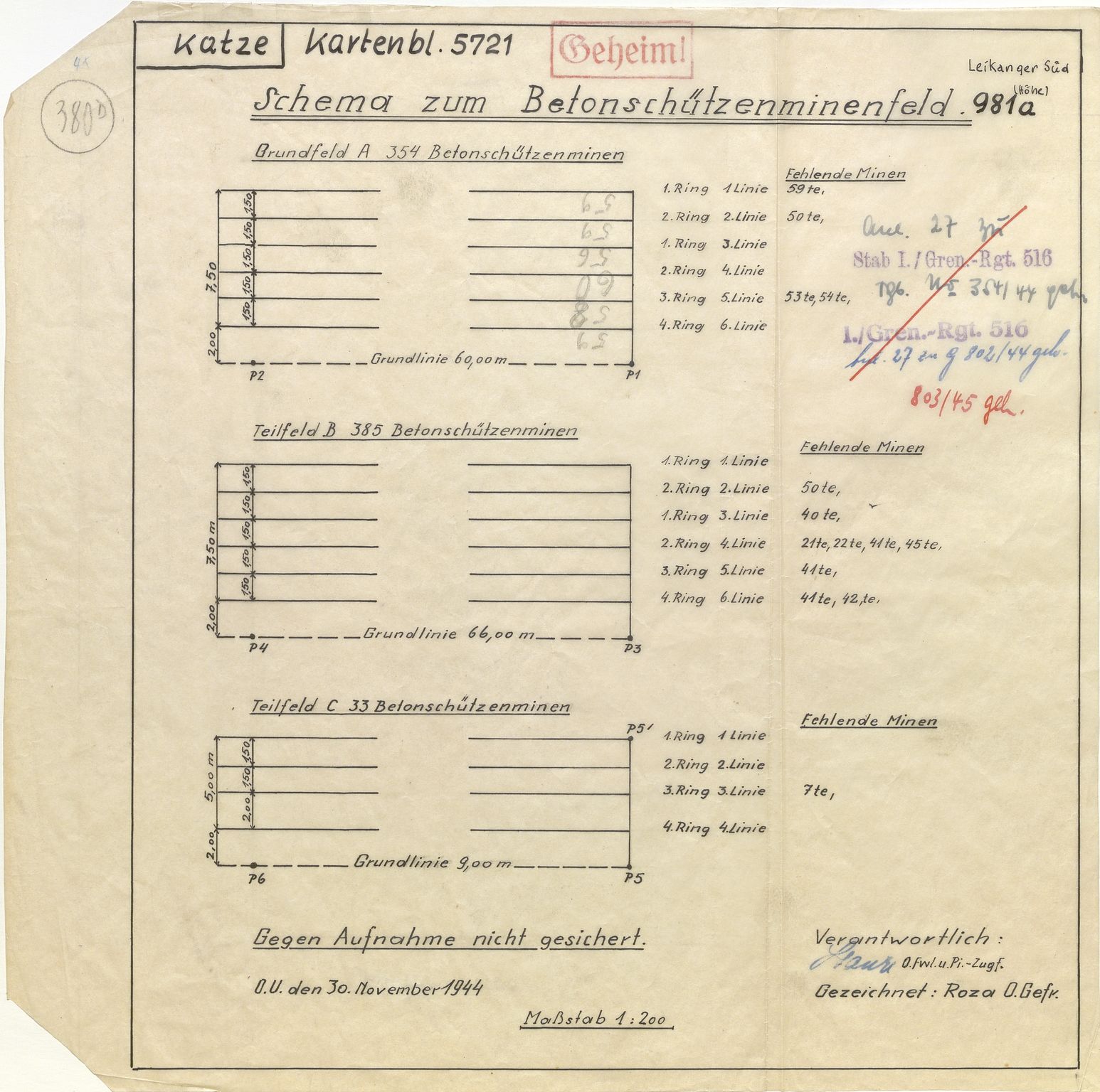 Distriktskommando Vestlandet - DKV, AV/SAB-A-100376/018/T/Ta/Tab/Tabb/L0022: Lnr: 371-387, Feltnr. 5623-1h - 5722/3/1g, Stryn - Straumshavn, 1942-1945, p. 9