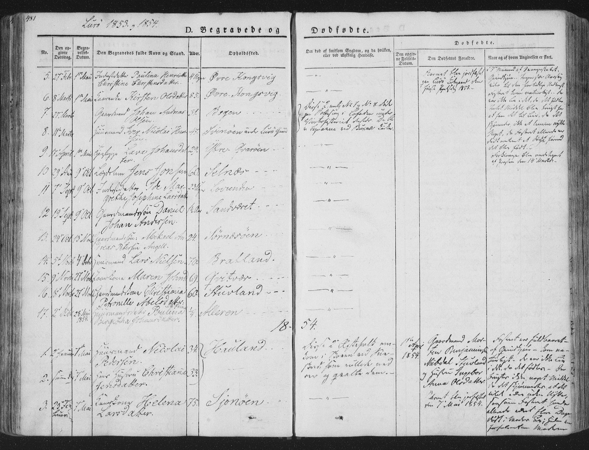 Ministerialprotokoller, klokkerbøker og fødselsregistre - Nordland, SAT/A-1459/839/L0566: Parish register (official) no. 839A03, 1825-1862, p. 481