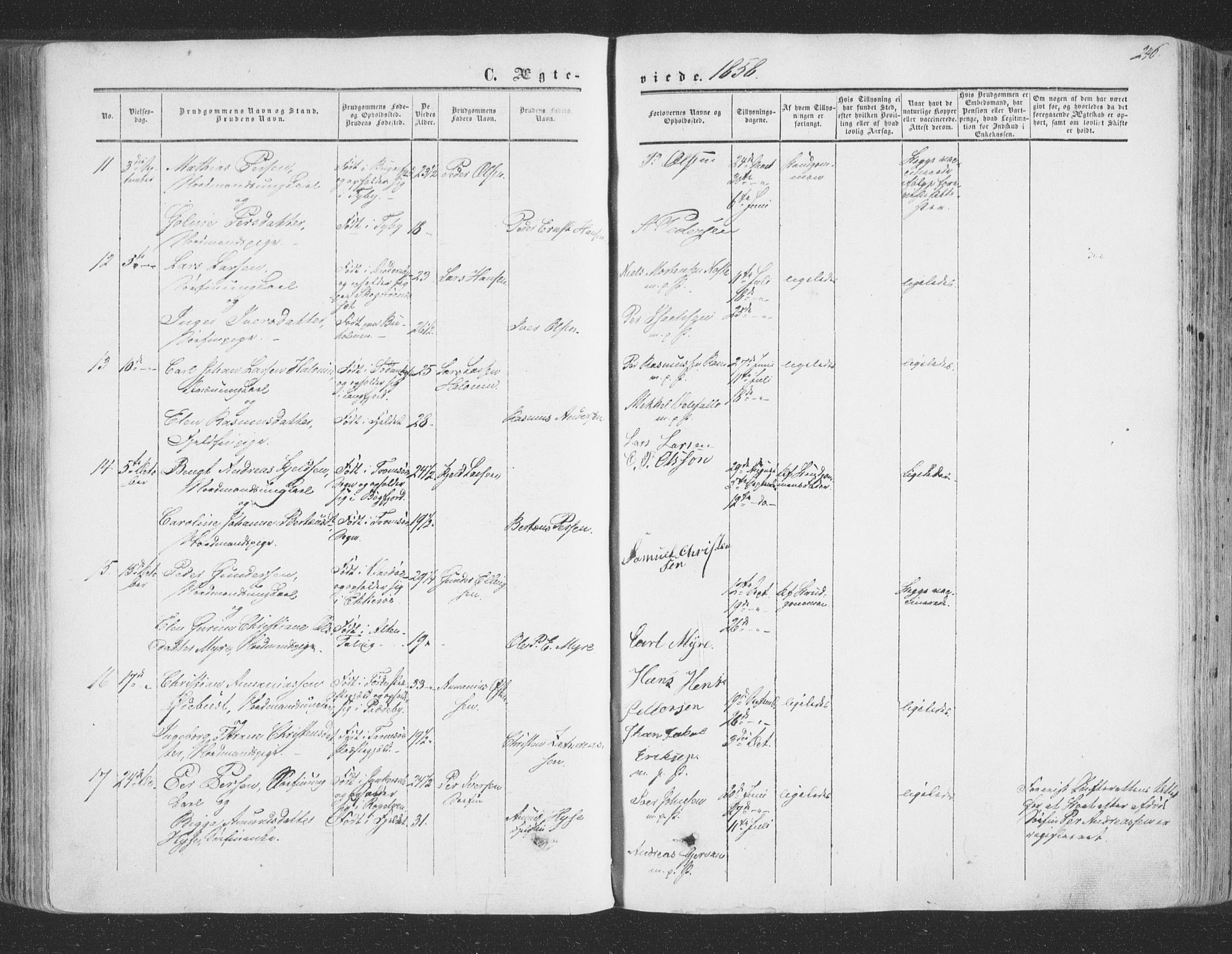 Vadsø sokneprestkontor, SATØ/S-1325/H/Ha/L0004kirke: Parish register (official) no. 4, 1854-1880, p. 246