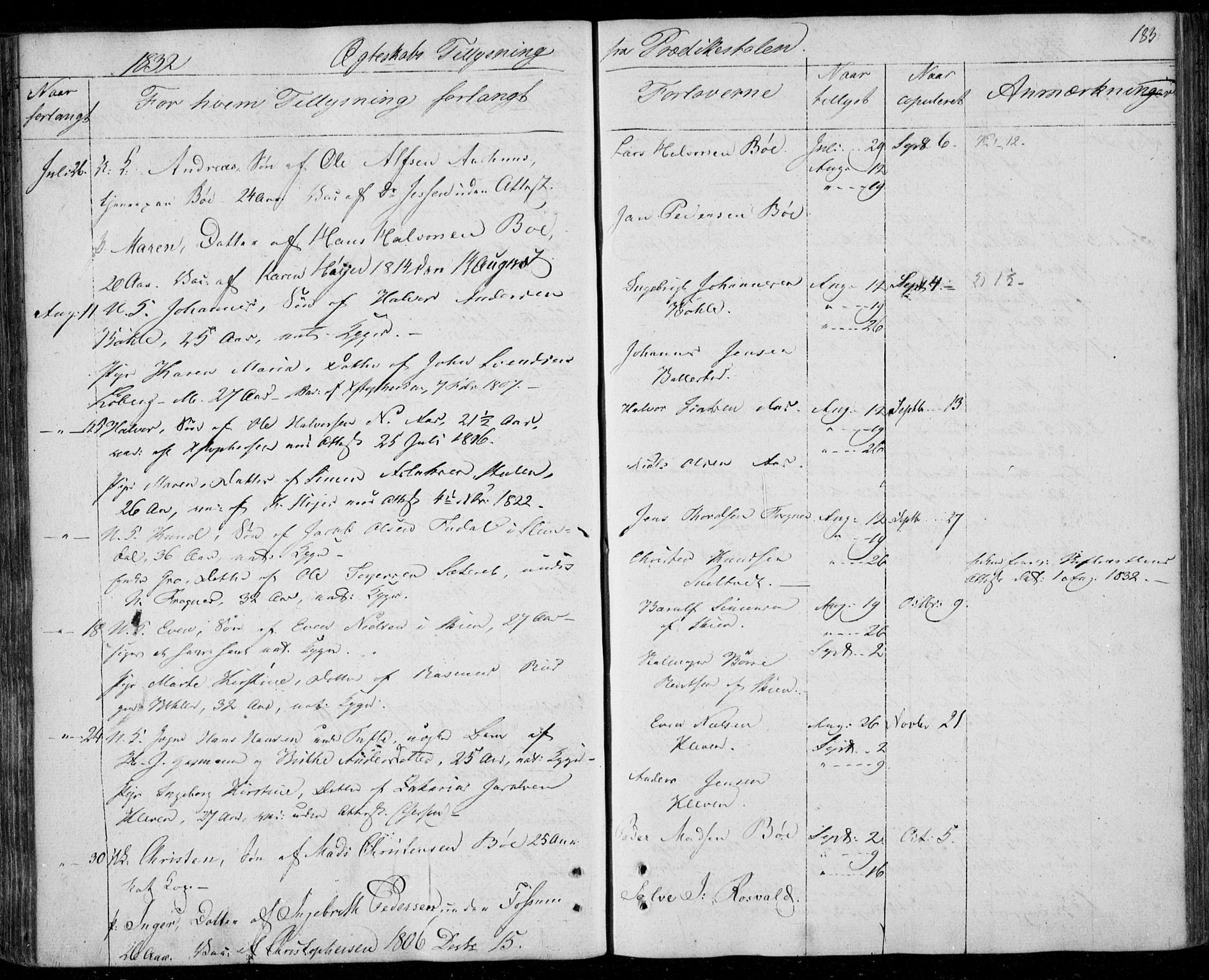 Gjerpen kirkebøker, AV/SAKO-A-265/F/Fa/L0005: Parish register (official) no. I 5, 1823-1829, p. 183