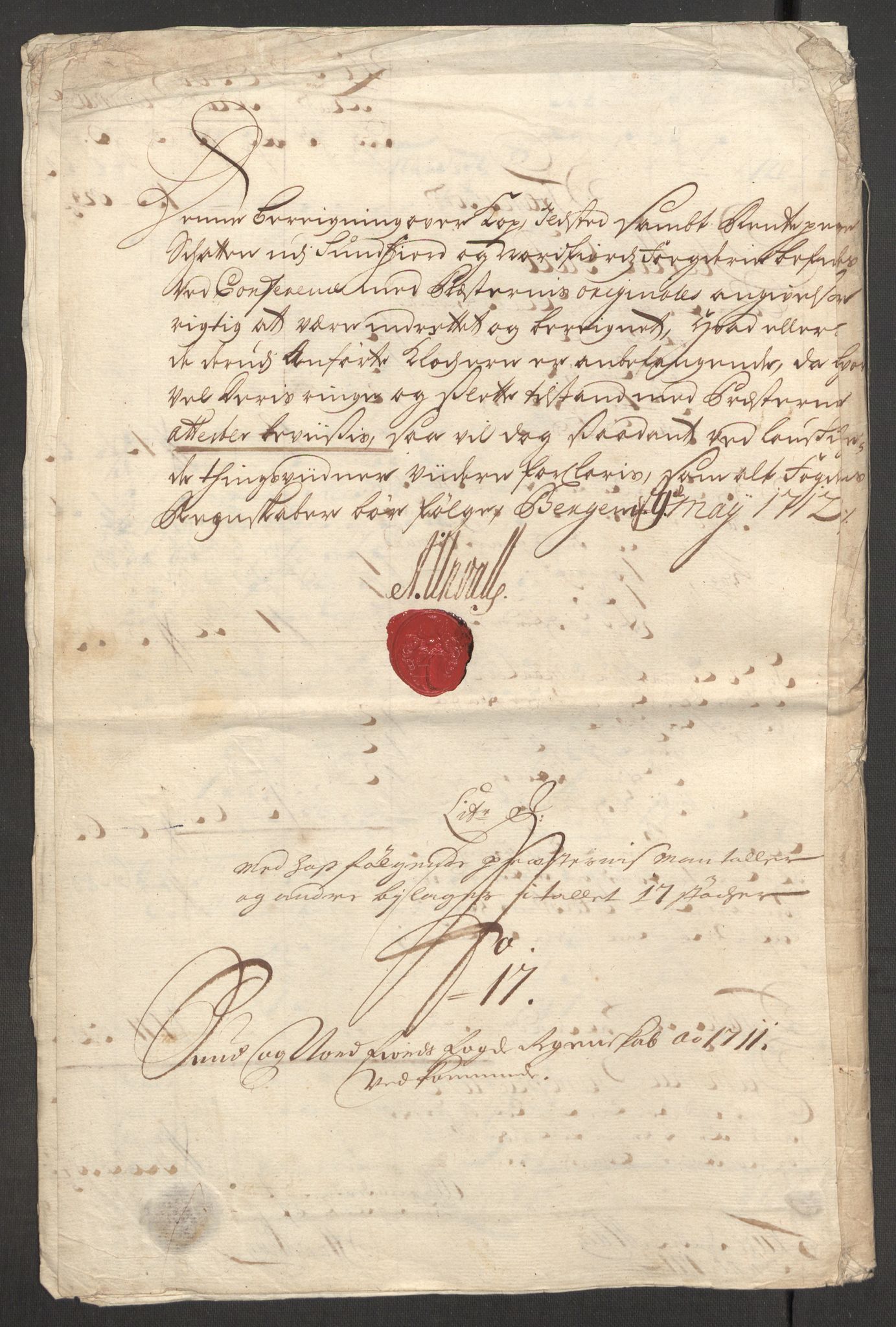 Rentekammeret inntil 1814, Reviderte regnskaper, Fogderegnskap, AV/RA-EA-4092/R53/L3434: Fogderegnskap Sunn- og Nordfjord, 1711, p. 11