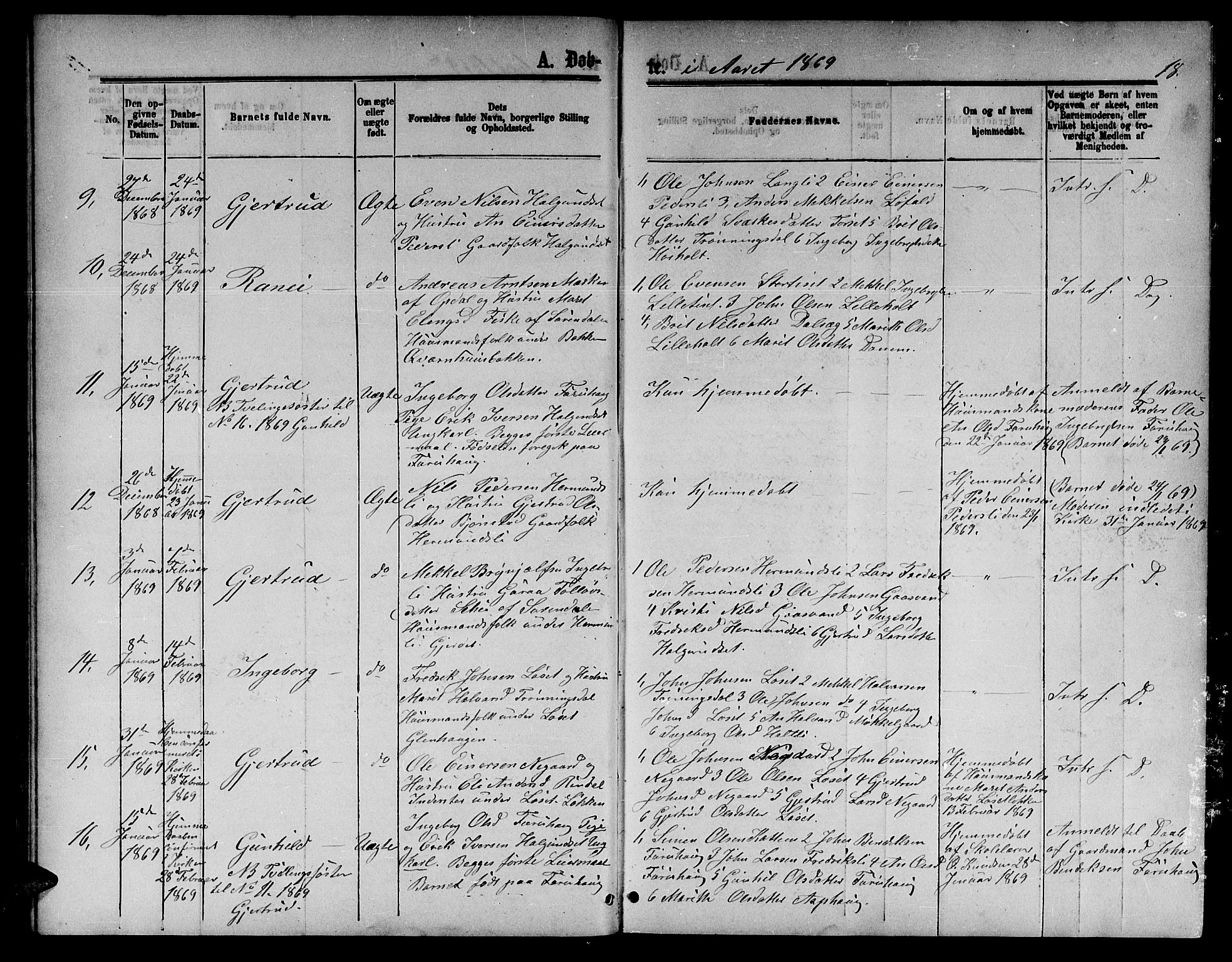 Ministerialprotokoller, klokkerbøker og fødselsregistre - Møre og Romsdal, AV/SAT-A-1454/598/L1076: Parish register (copy) no. 598C01, 1867-1878, p. 18