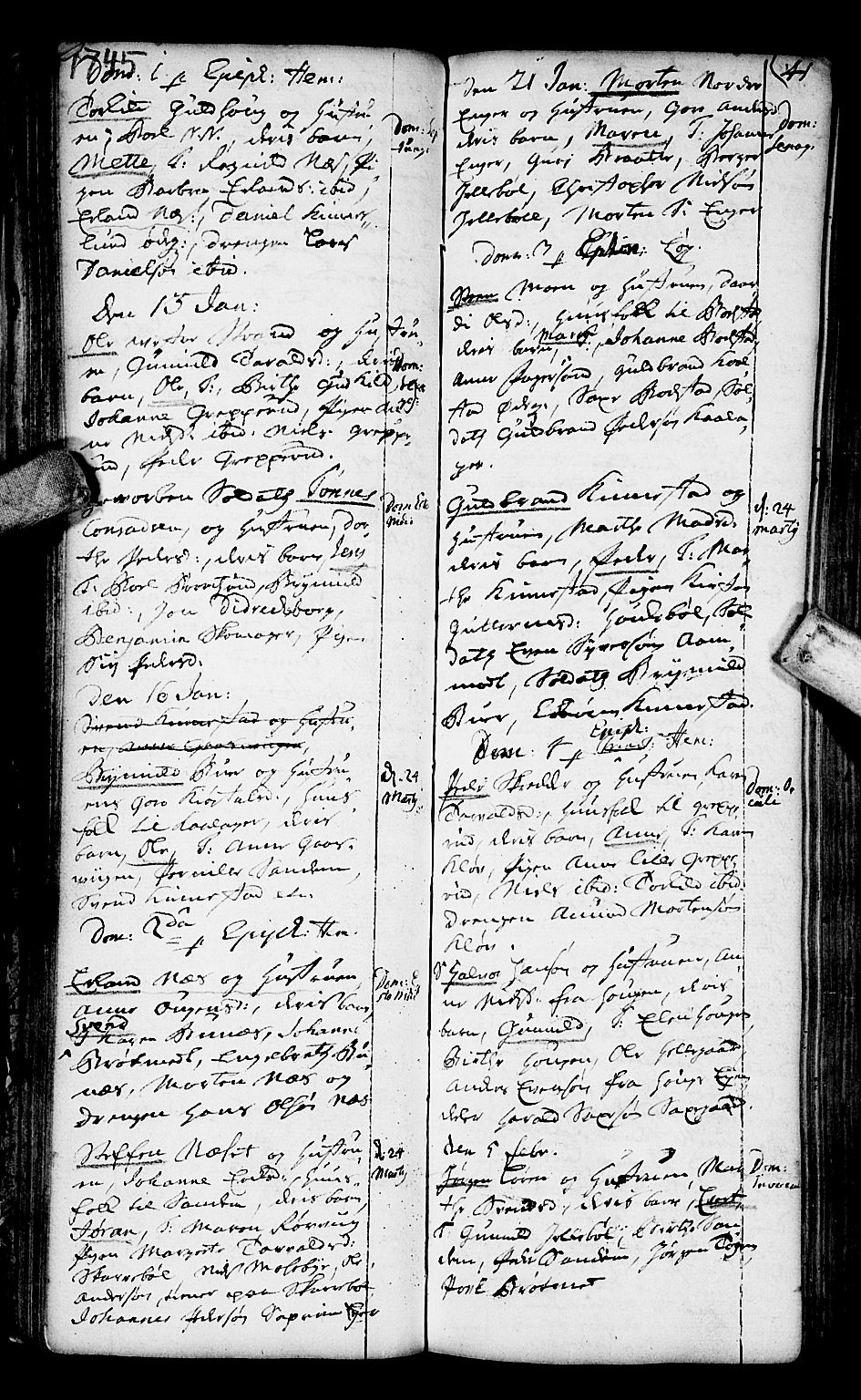 Høland prestekontor Kirkebøker, SAO/A-10346a/F/Fa/L0003: Parish register (official) no. I 3, 1739-1756, p. 41