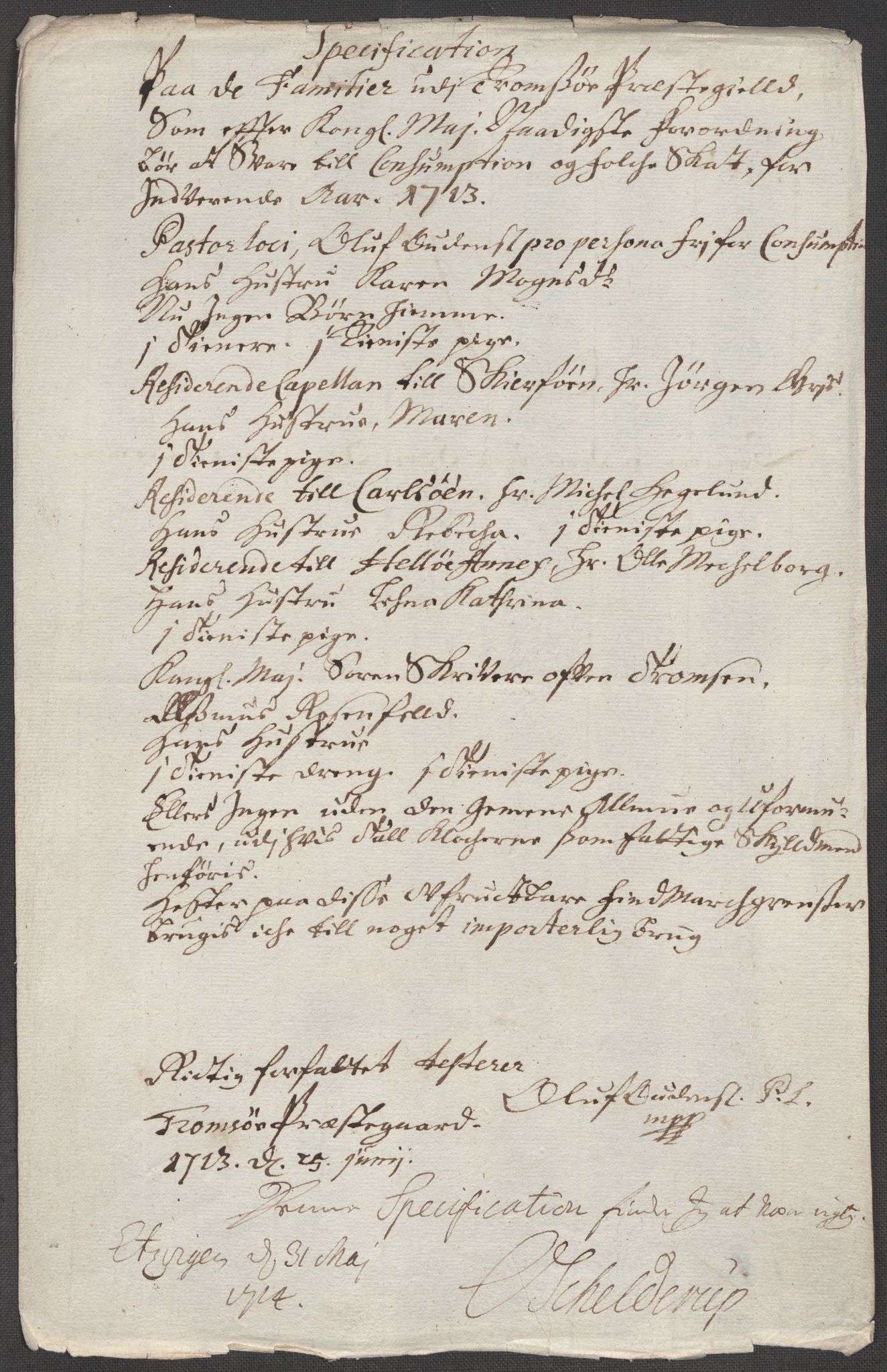 Rentekammeret inntil 1814, Reviderte regnskaper, Fogderegnskap, RA/EA-4092/R68/L4759: Fogderegnskap Senja og Troms, 1713, p. 86