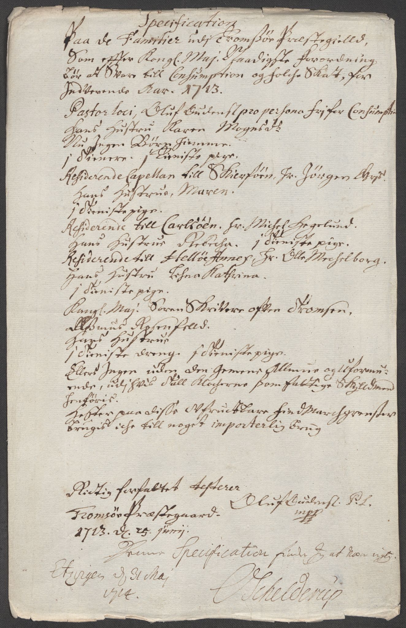 Rentekammeret inntil 1814, Reviderte regnskaper, Fogderegnskap, AV/RA-EA-4092/R68/L4759: Fogderegnskap Senja og Troms, 1713, p. 86