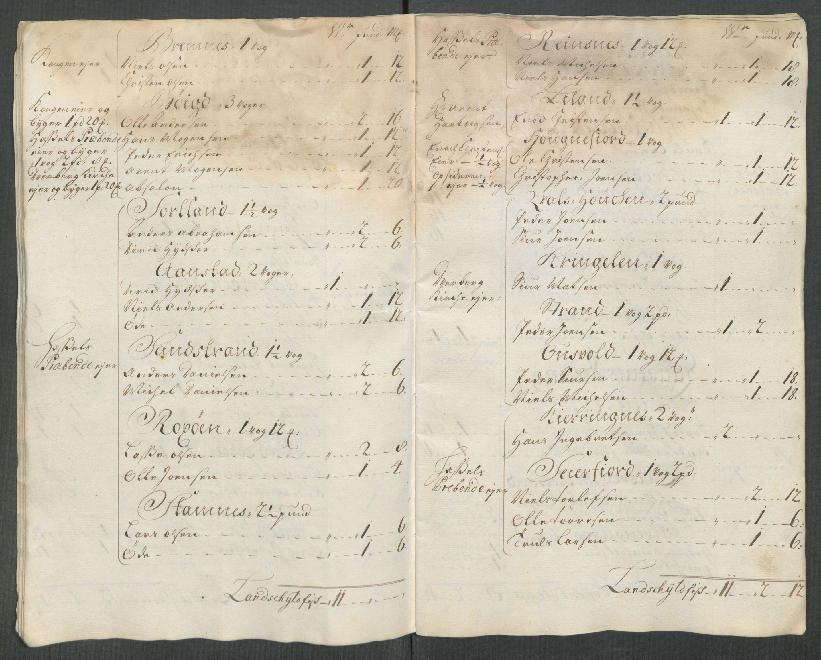 Rentekammeret inntil 1814, Reviderte regnskaper, Fogderegnskap, AV/RA-EA-4092/R67/L4682: Fogderegnskap Vesterålen, Andenes og Lofoten, 1716, p. 39