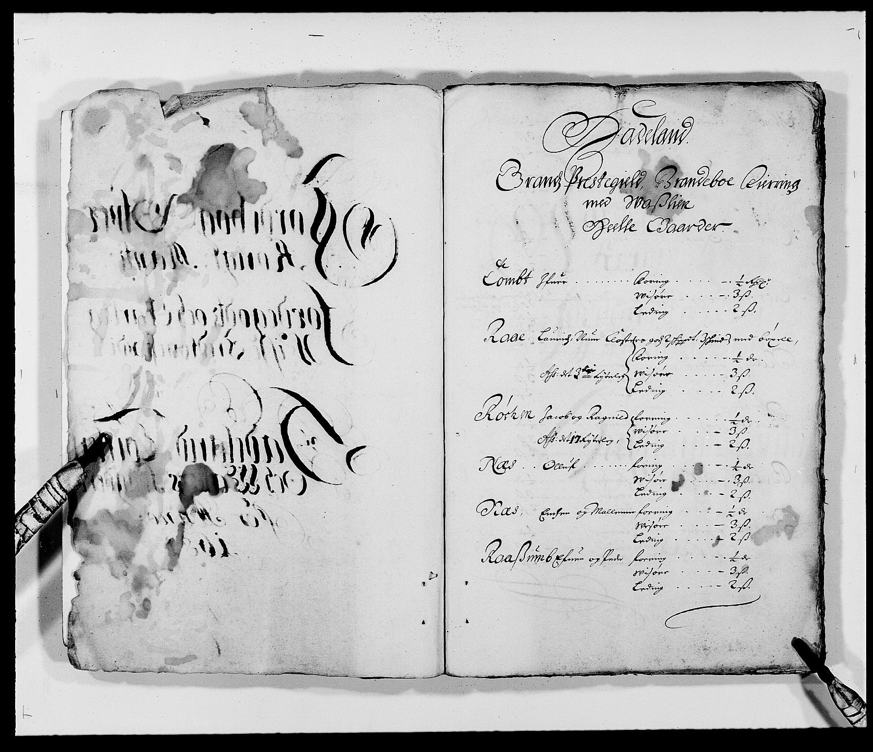 Rentekammeret inntil 1814, Reviderte regnskaper, Fogderegnskap, RA/EA-4092/R18/L1278: Fogderegnskap Hadeland, Toten og Valdres, 1681, p. 2