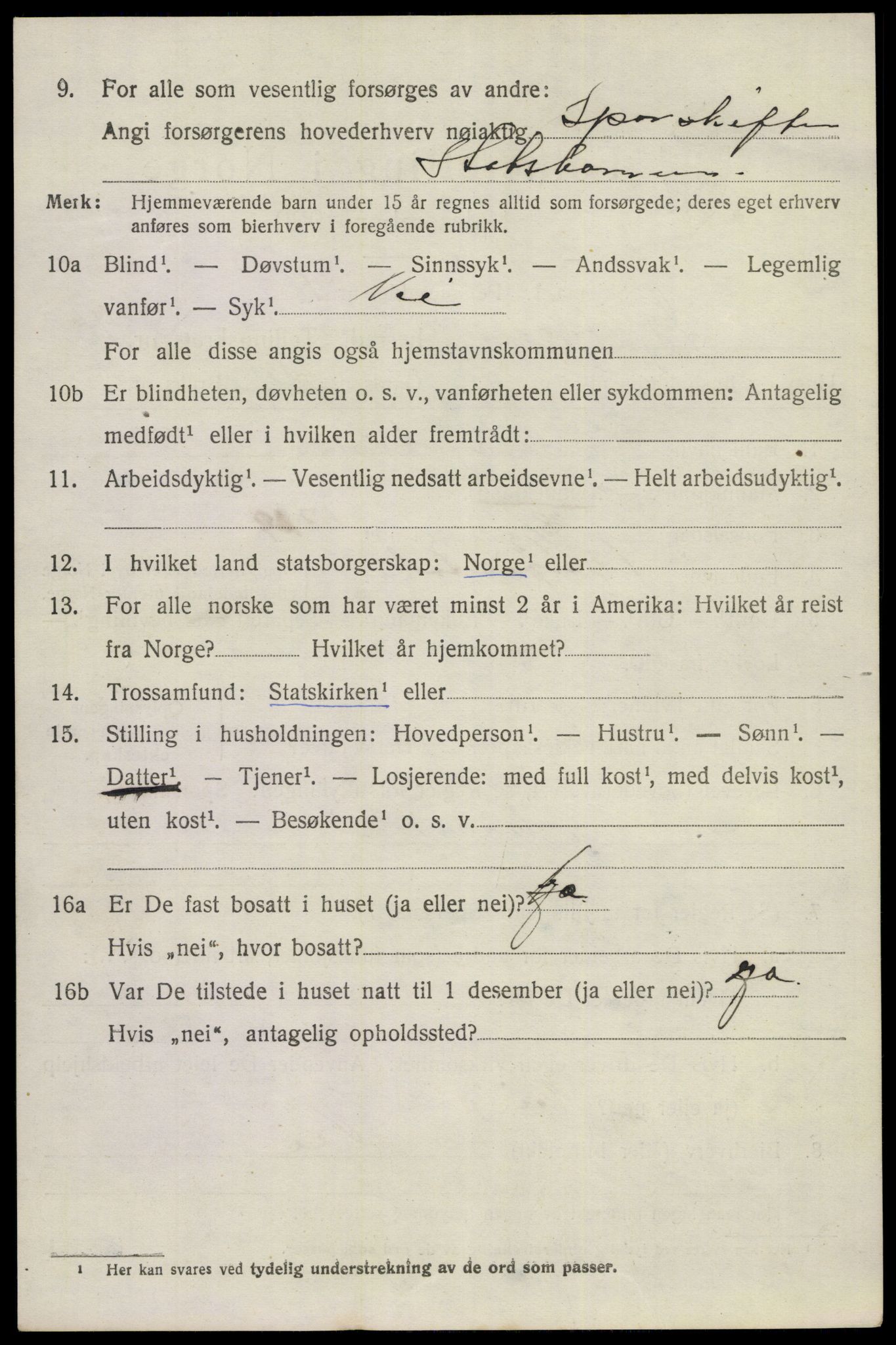 SAKO, 1920 census for Gjerpen, 1920, p. 17851