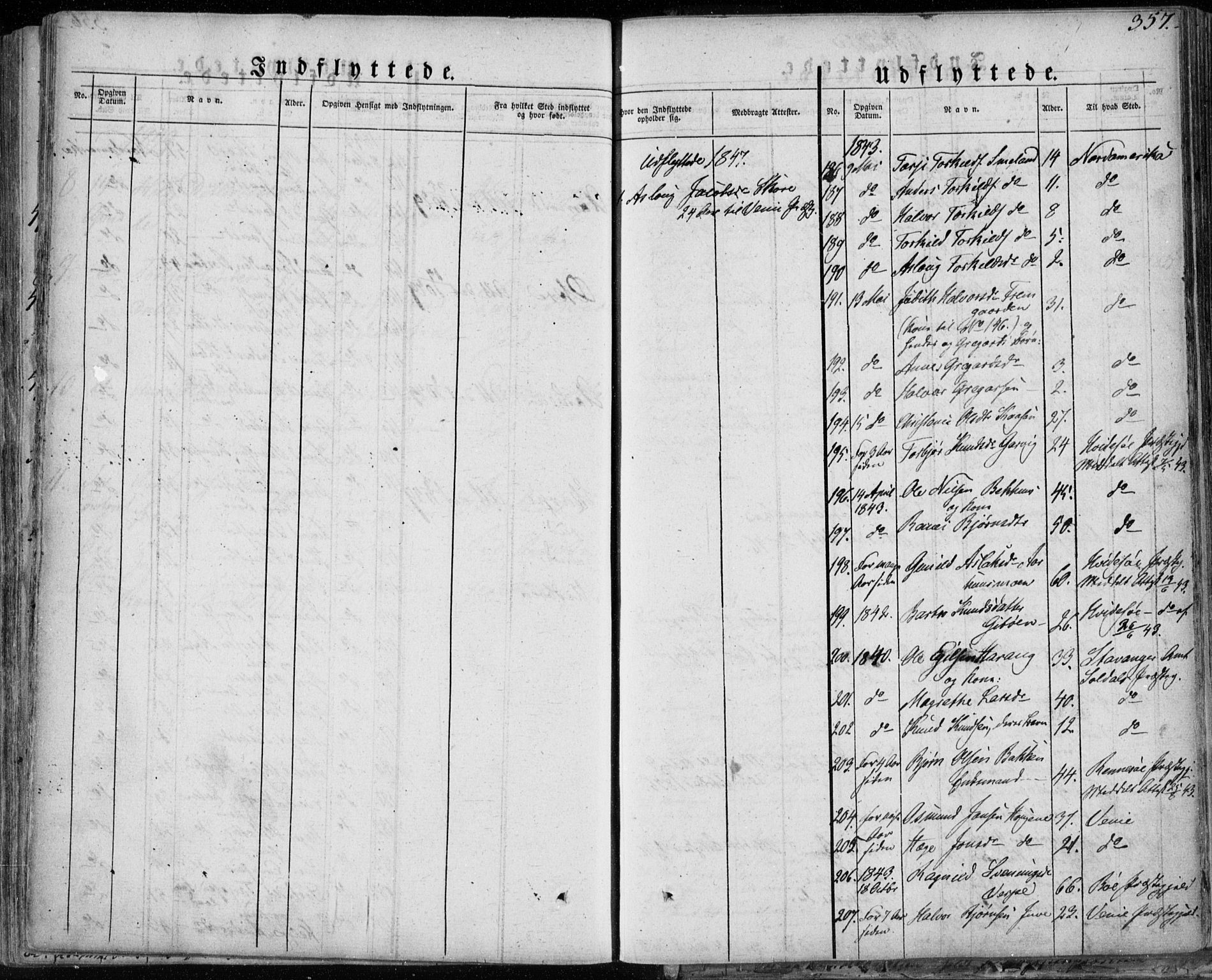 Seljord kirkebøker, AV/SAKO-A-20/F/Fa/L0011: Parish register (official) no. I 11, 1831-1849, p. 357