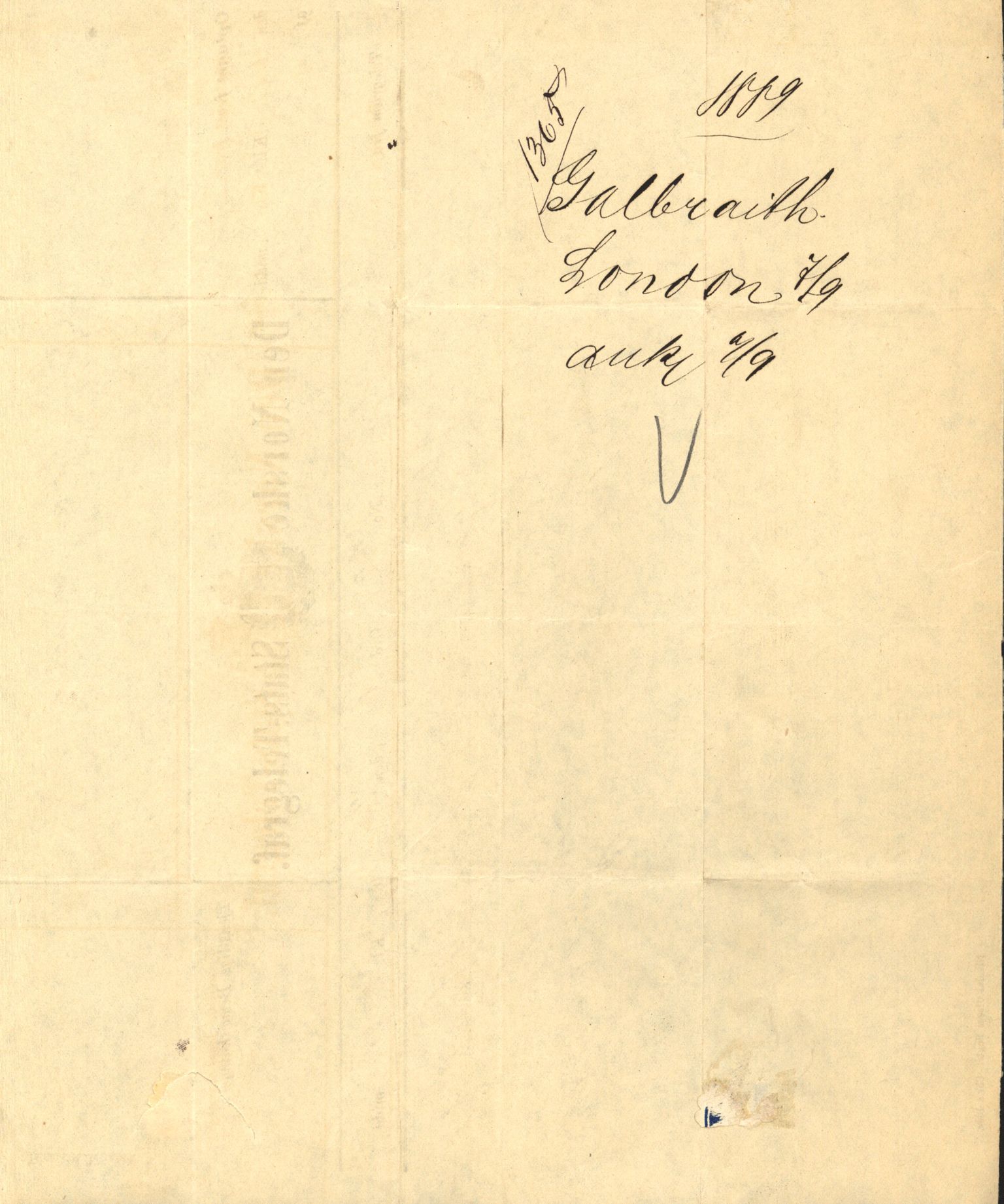 Pa 63 - Østlandske skibsassuranceforening, VEMU/A-1079/G/Ga/L0023/0007: Havaridokumenter / Eugenie, Askur, Præsident Harbitz, Professor Johnson, Professor Mohn, 1889, p. 81