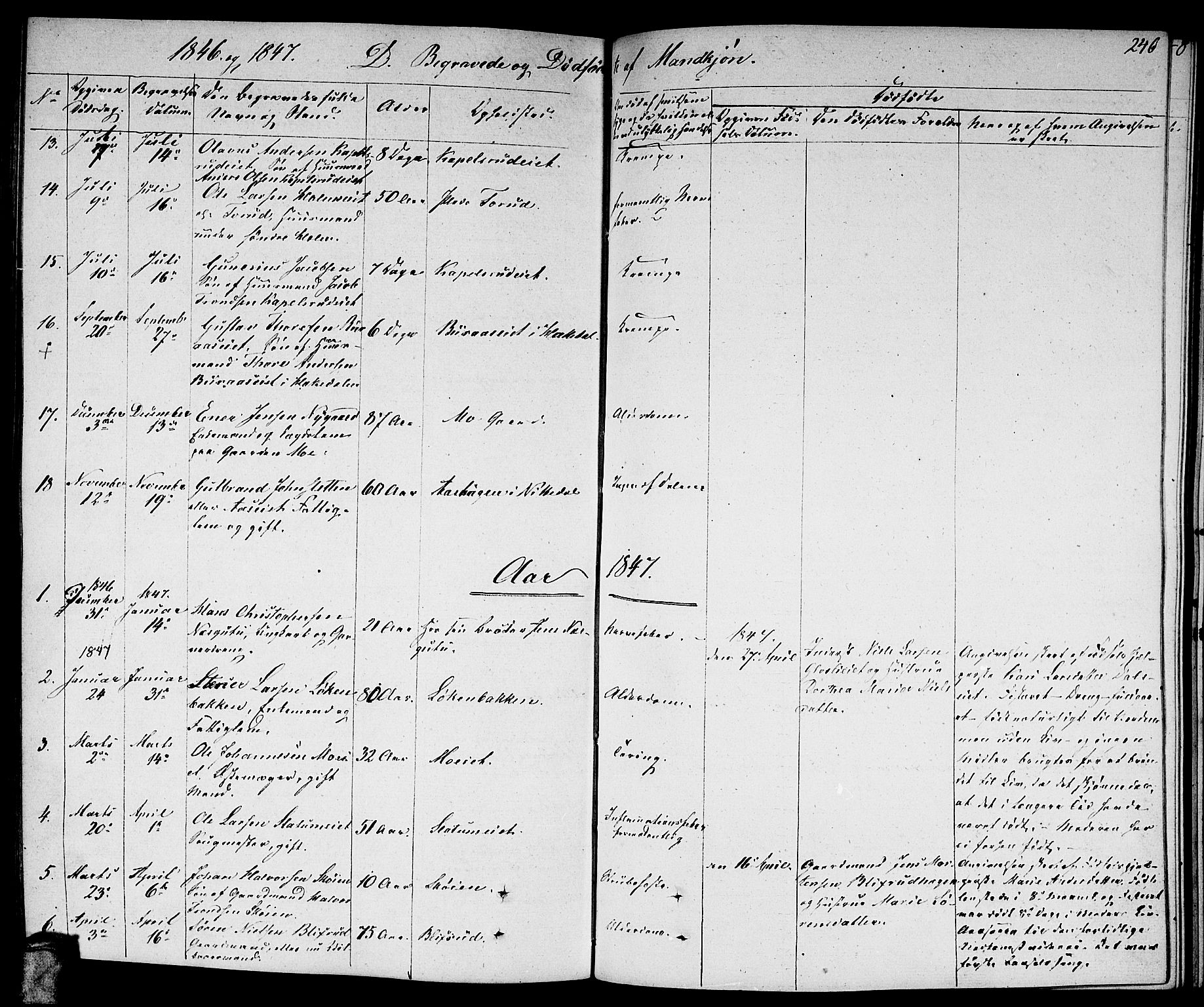 Nittedal prestekontor Kirkebøker, AV/SAO-A-10365a/F/Fa/L0004: Parish register (official) no. I 4, 1836-1849, p. 246