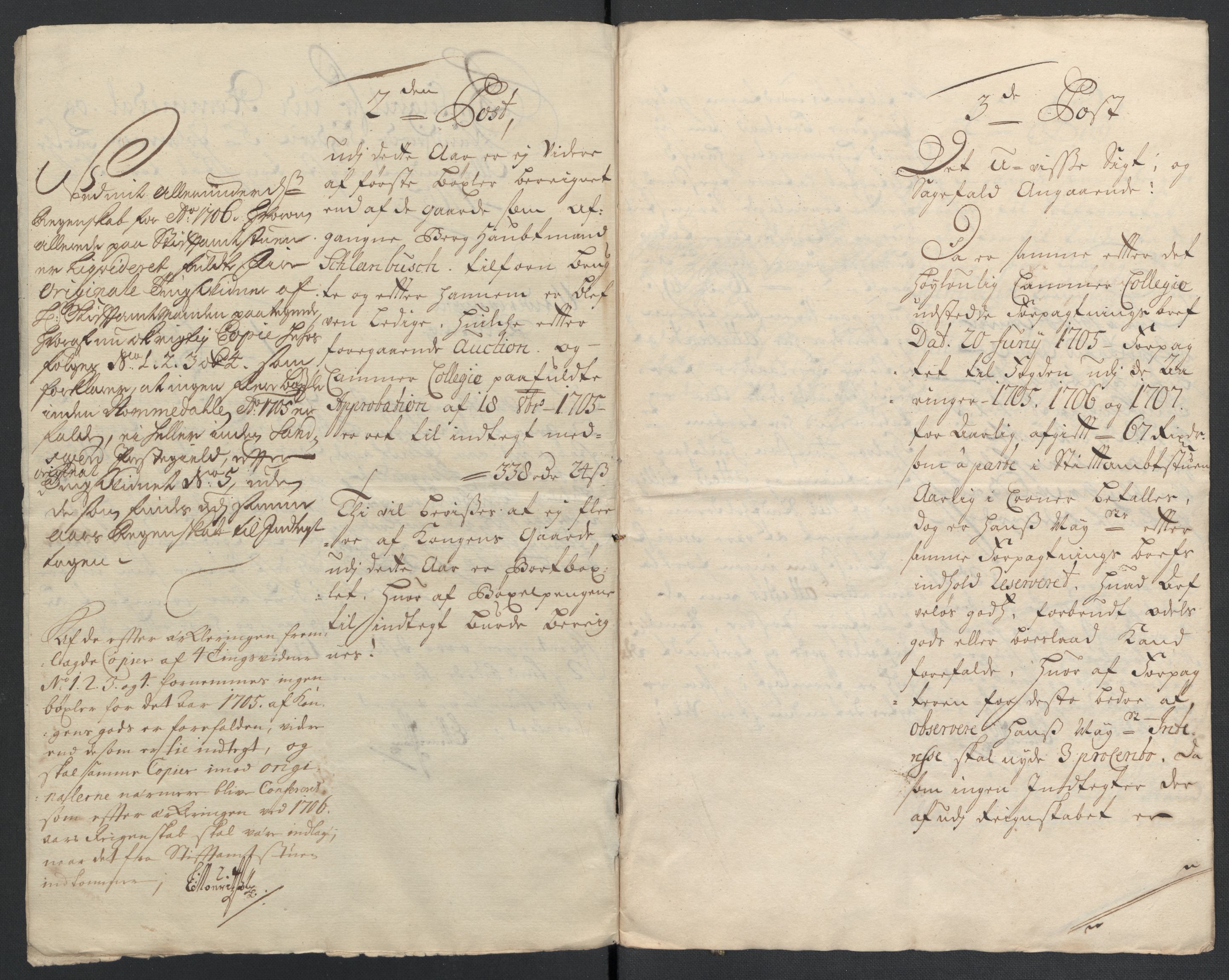 Rentekammeret inntil 1814, Reviderte regnskaper, Fogderegnskap, AV/RA-EA-4092/R24/L1583: Fogderegnskap Numedal og Sandsvær, 1705-1706, p. 179