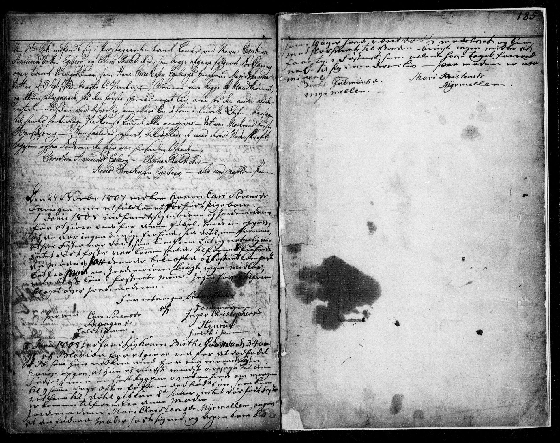 Aurskog prestekontor Kirkebøker, SAO/A-10304a/F/Fa/L0003: Parish register (official) no. I 3, 1767-1807, p. 185