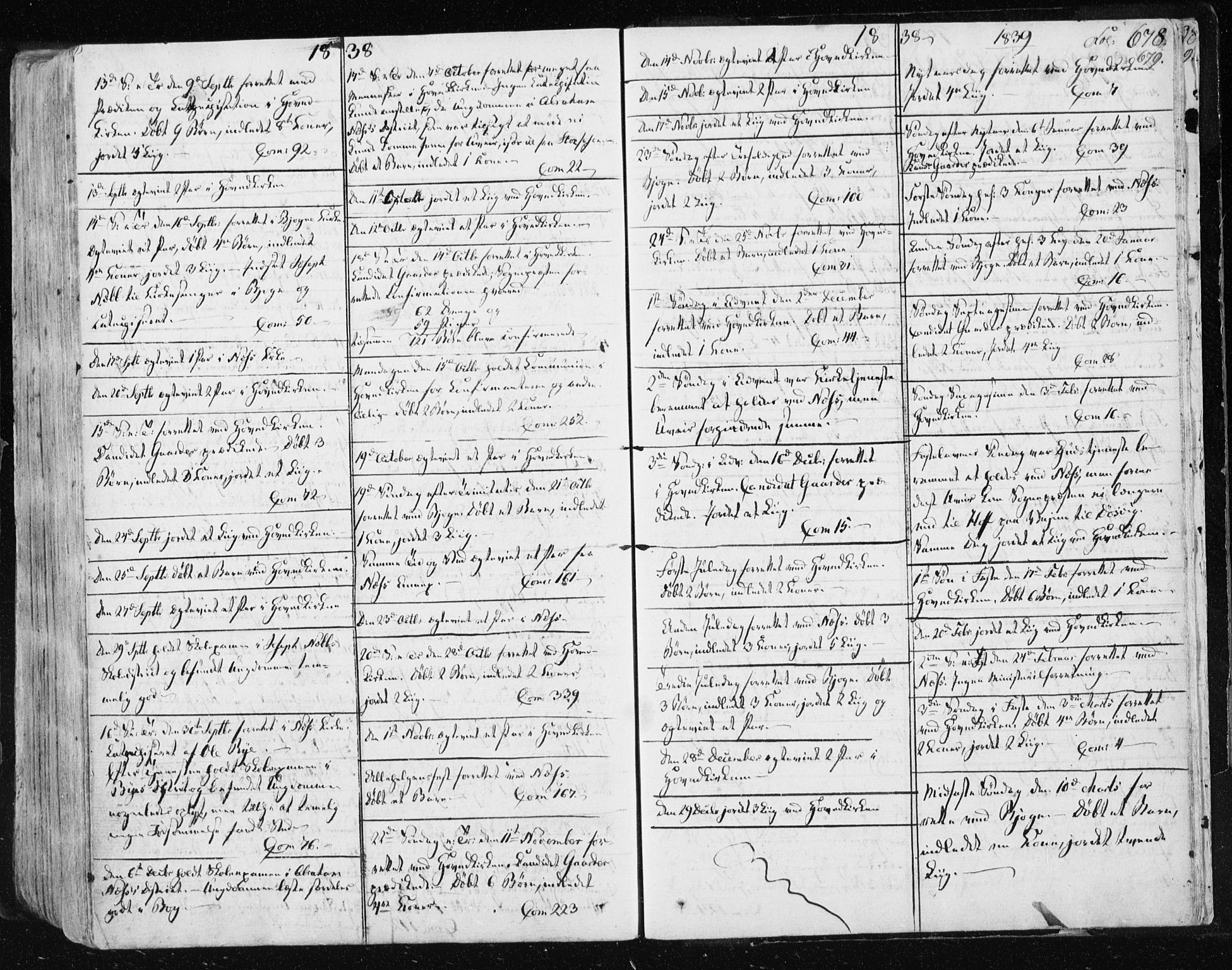 Ministerialprotokoller, klokkerbøker og fødselsregistre - Sør-Trøndelag, SAT/A-1456/659/L0735: Parish register (official) no. 659A05, 1826-1841, p. 678