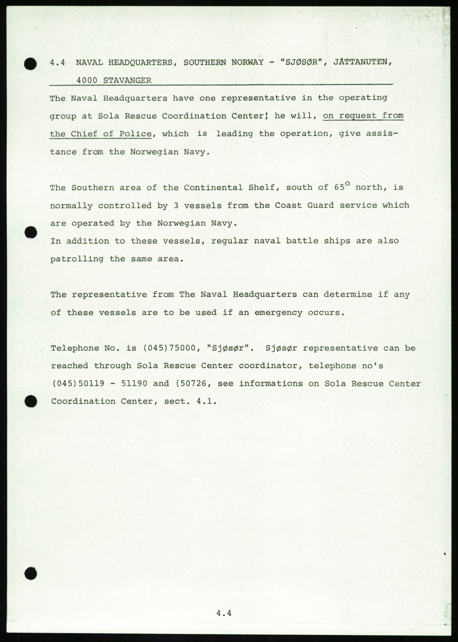 Justisdepartementet, Granskningskommisjonen ved Alexander Kielland-ulykken 27.3.1980, AV/RA-S-1165/D/L0016: O Beredskapsplaner (Doku.liste + O1-O3 av 3), 1980-1981, p. 271