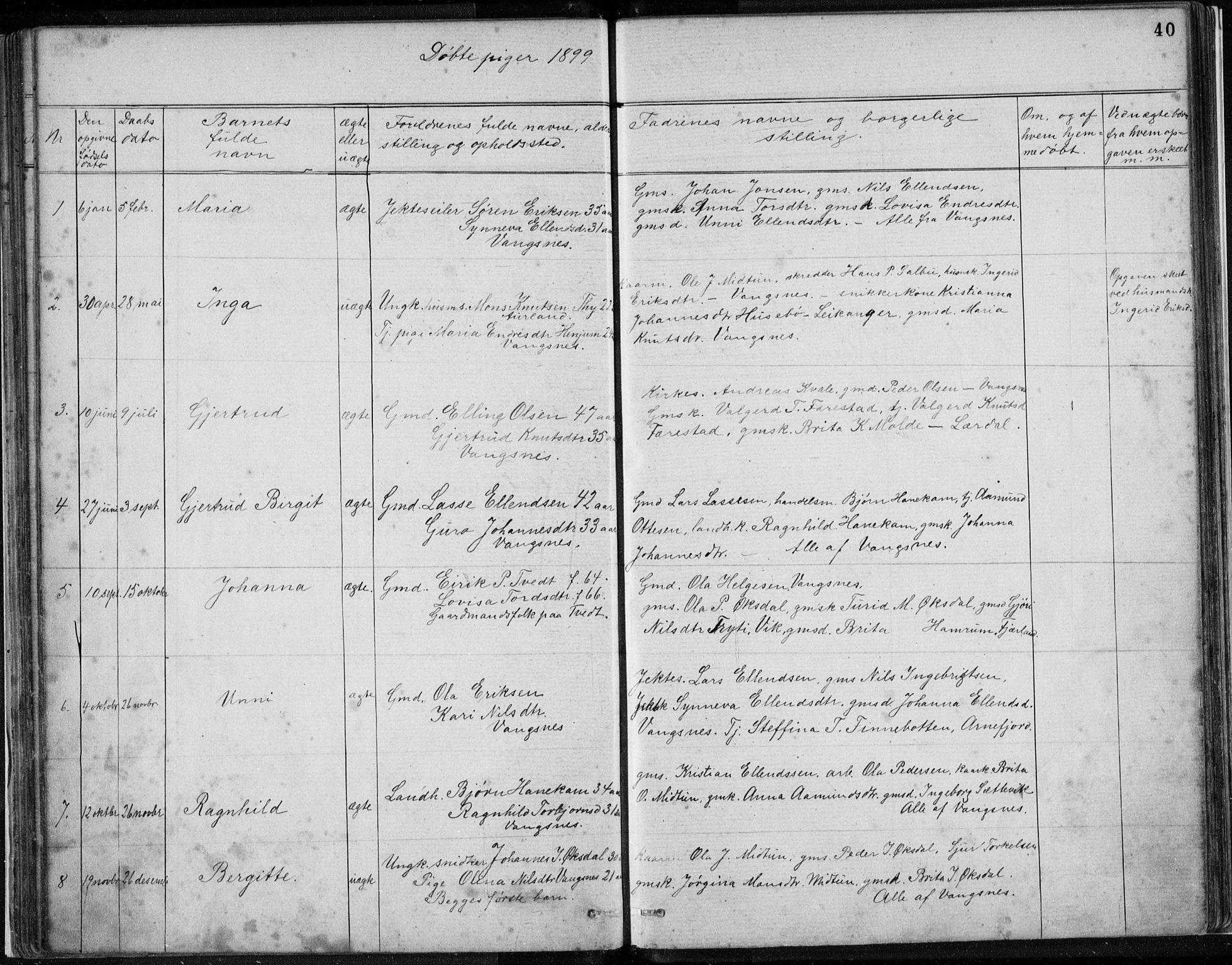 Vik sokneprestembete, AV/SAB-A-81501/H/Hab/Habc/L0002: Parish register (copy) no. C 2, 1880-1934, p. 40