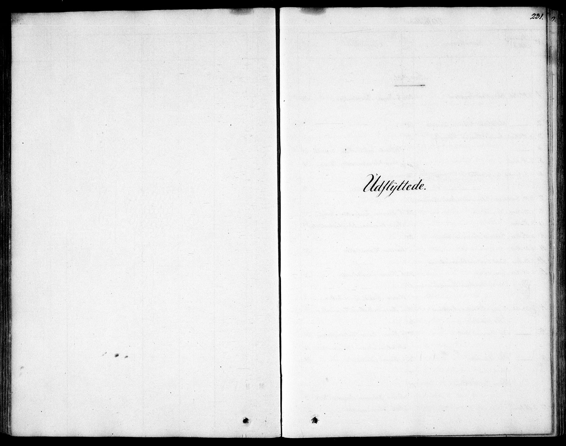Garnisonsmenigheten Kirkebøker, SAO/A-10846/F/Fa/L0007: Parish register (official) no. 7, 1828-1881, p. 231