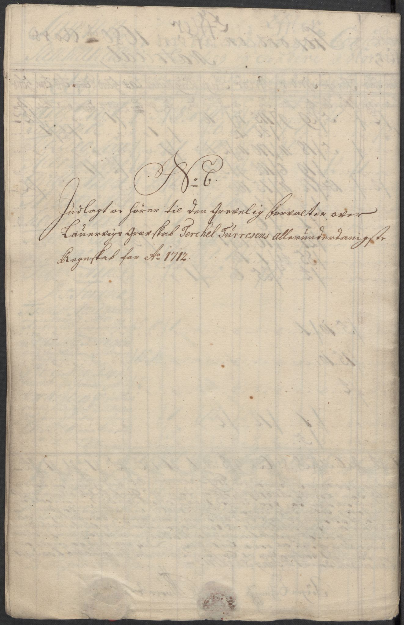 Rentekammeret inntil 1814, Reviderte regnskaper, Fogderegnskap, RA/EA-4092/R33/L1984: Fogderegnskap Larvik grevskap, 1712, p. 170