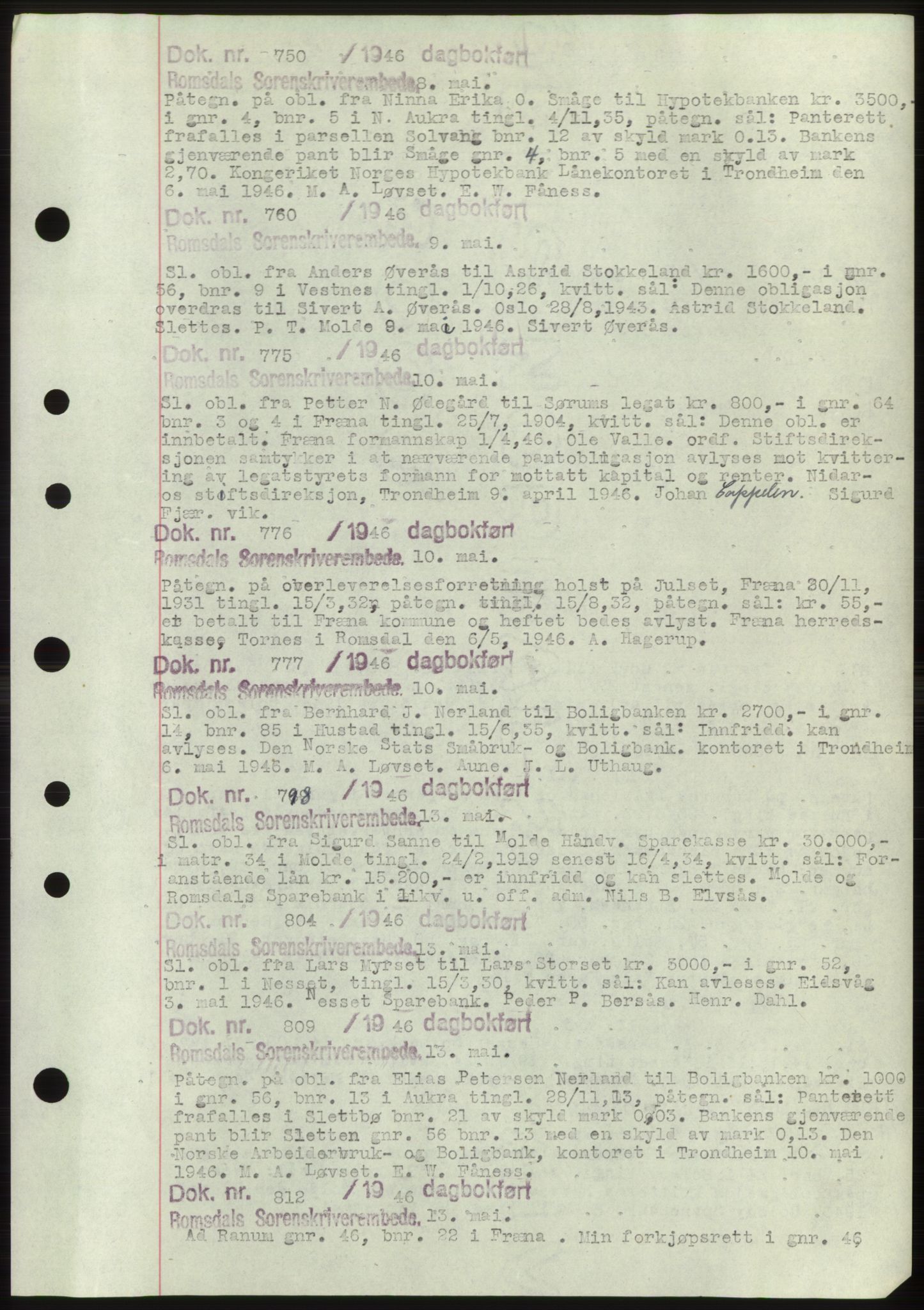 Romsdal sorenskriveri, AV/SAT-A-4149/1/2/2C: Mortgage book no. C1b, 1946-1949, Deed date: 08.05.1946