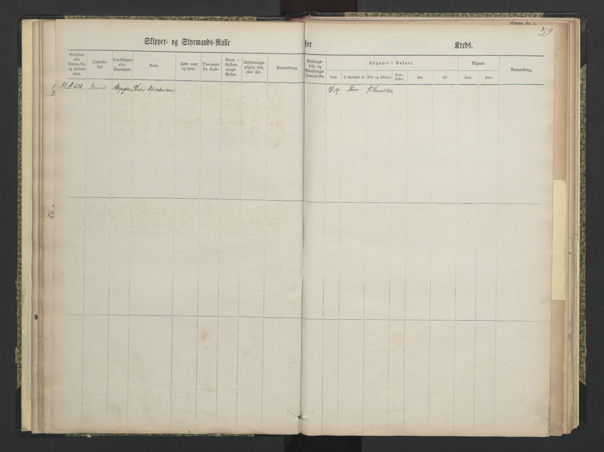 Brevik innrulleringskontor, AV/SAKO-A-833/F/Fc/L0002: Diverse ruller, 1860-1948, p. 39