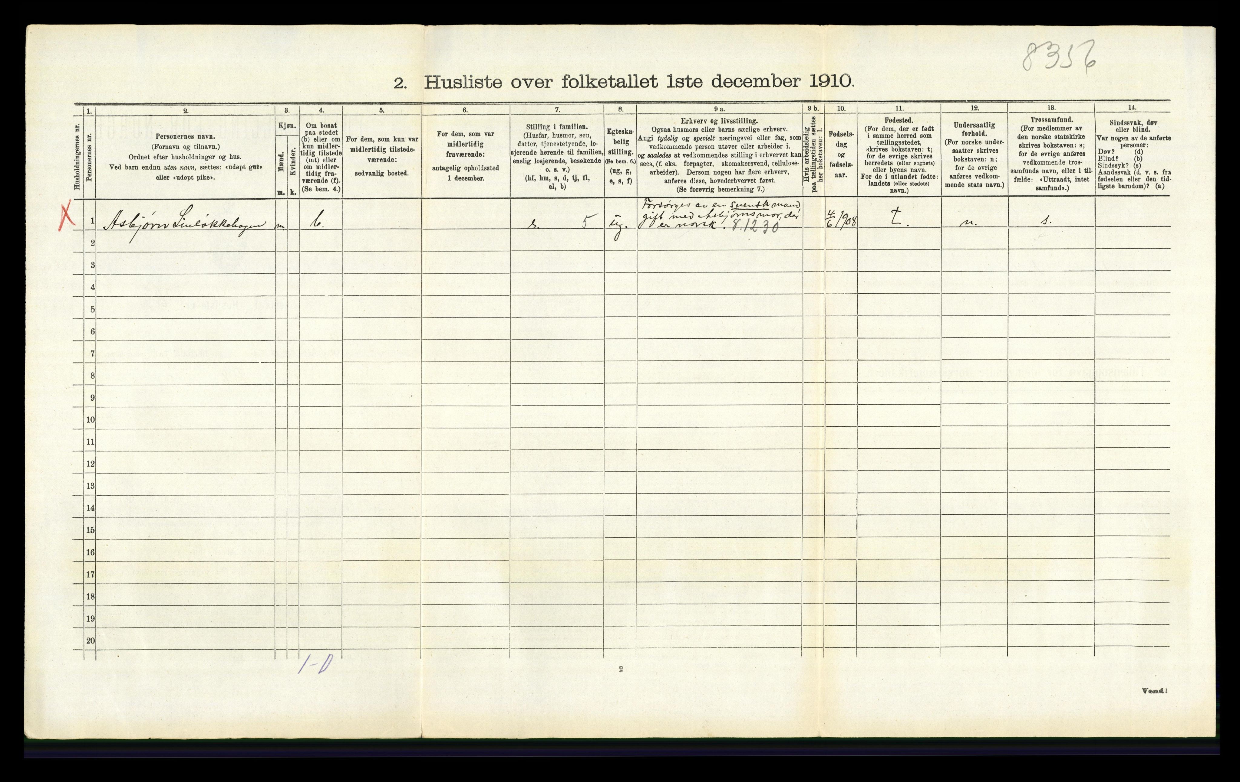 RA, 1910 census for Eidsvoll, 1910, p. 2571