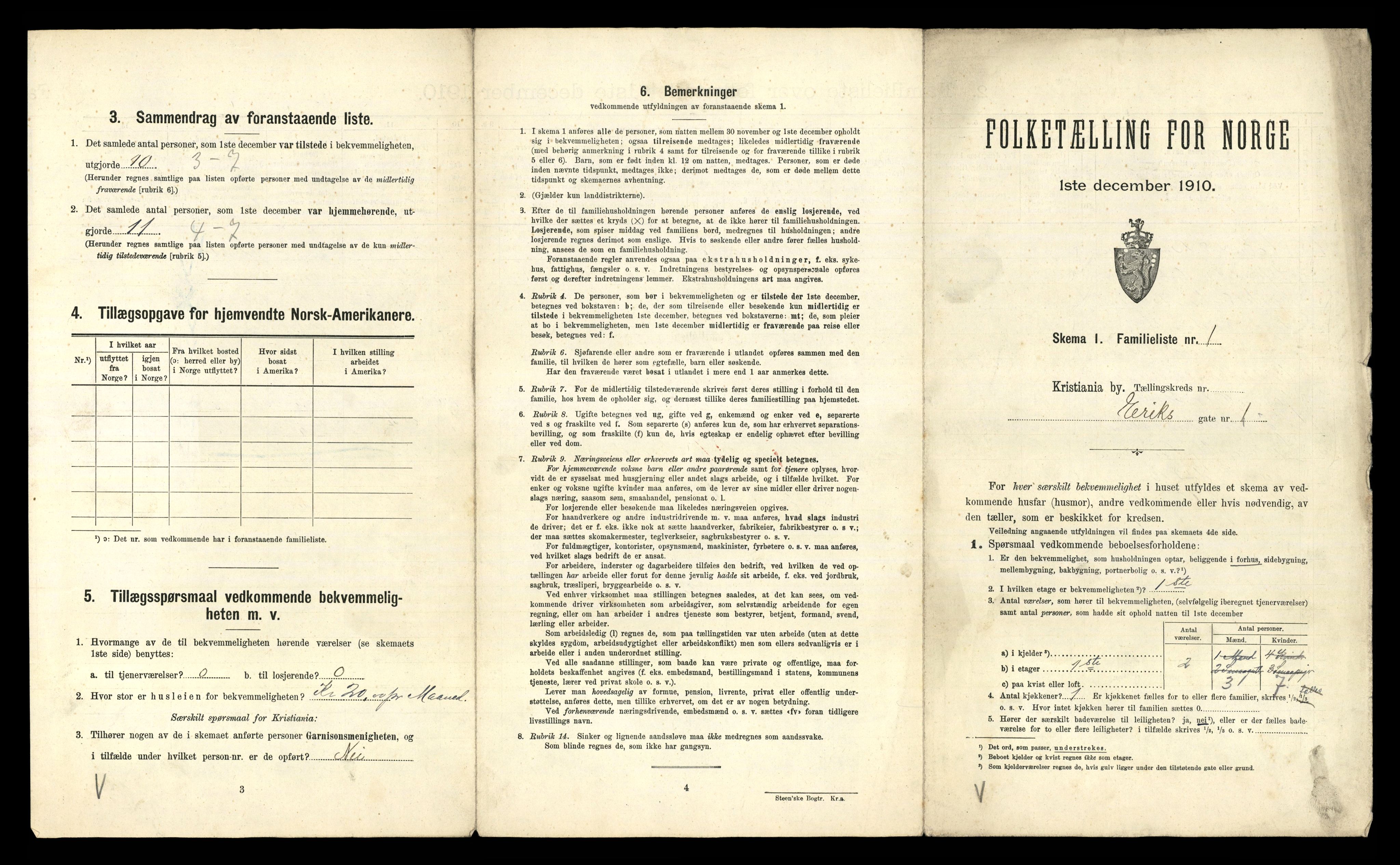 RA, 1910 census for Kristiania, 1910, p. 21235