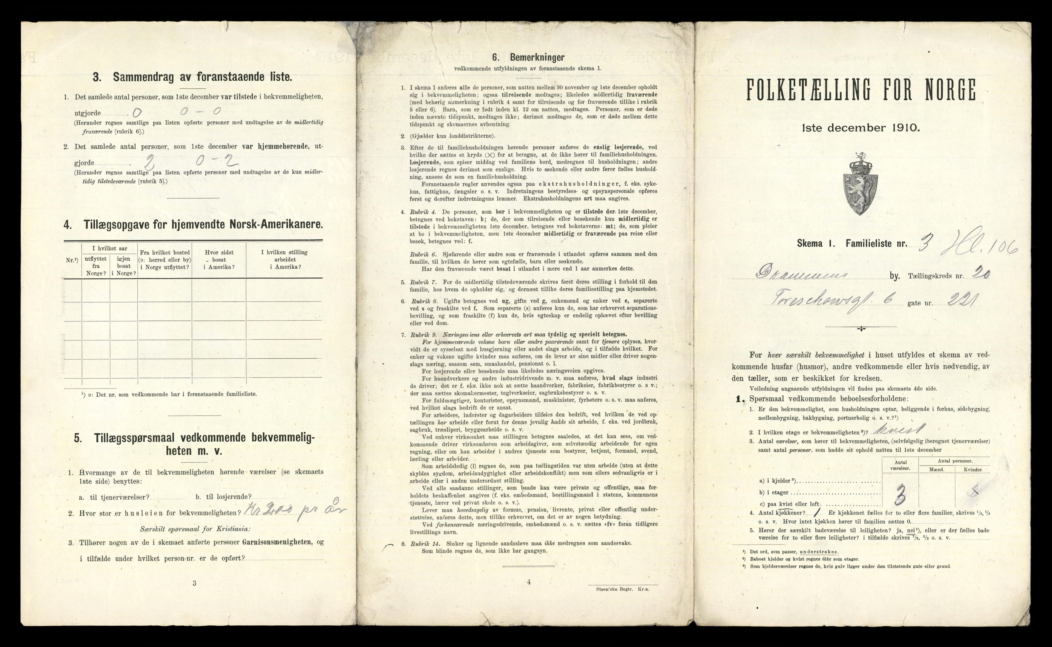 RA, 1910 census for Drammen, 1910, p. 13442