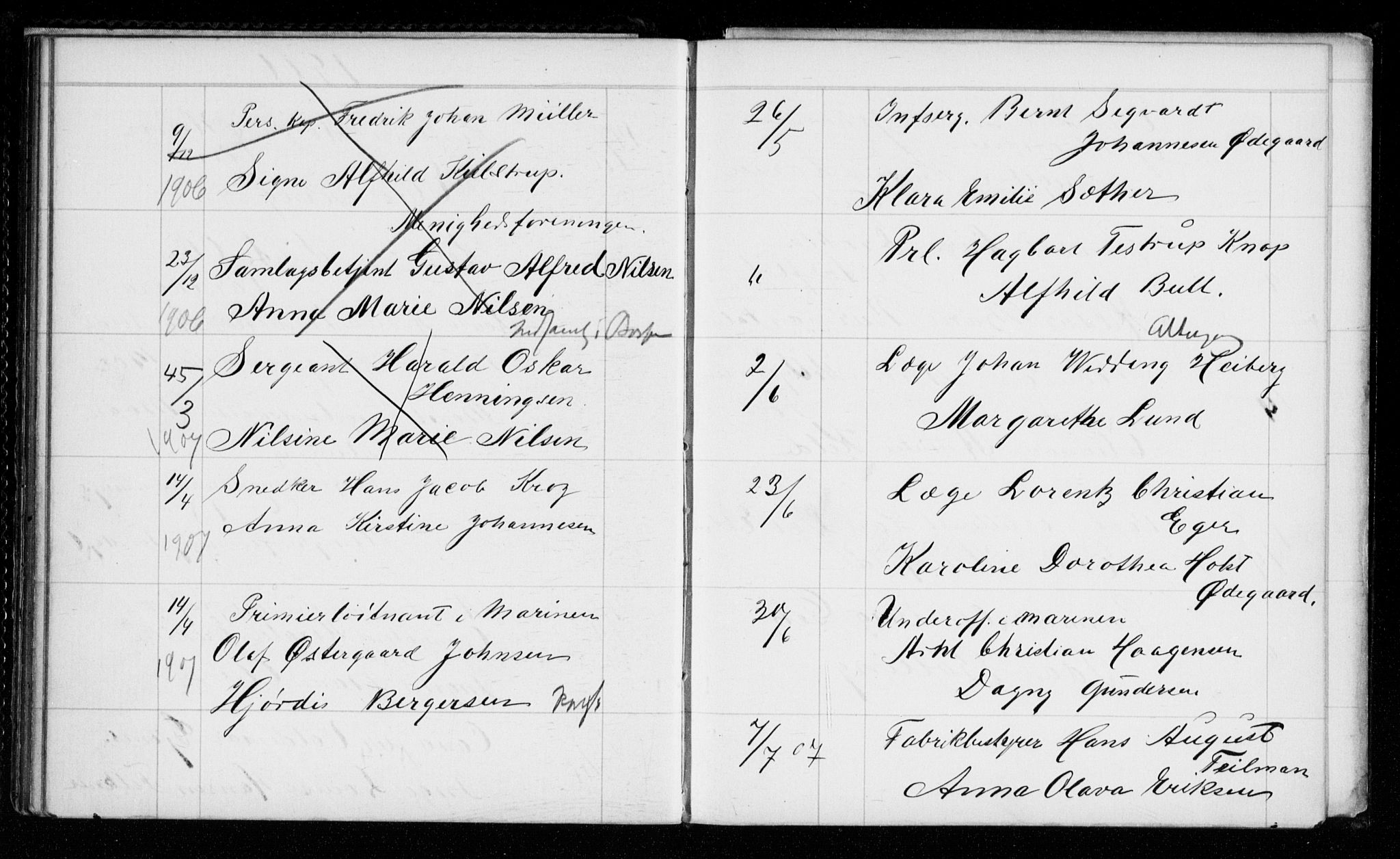 Garnisonsmenigheten Kirkebøker, AV/SAO-A-10846/H/Hb/L0001: Banns register no. II 1, 1865-1911