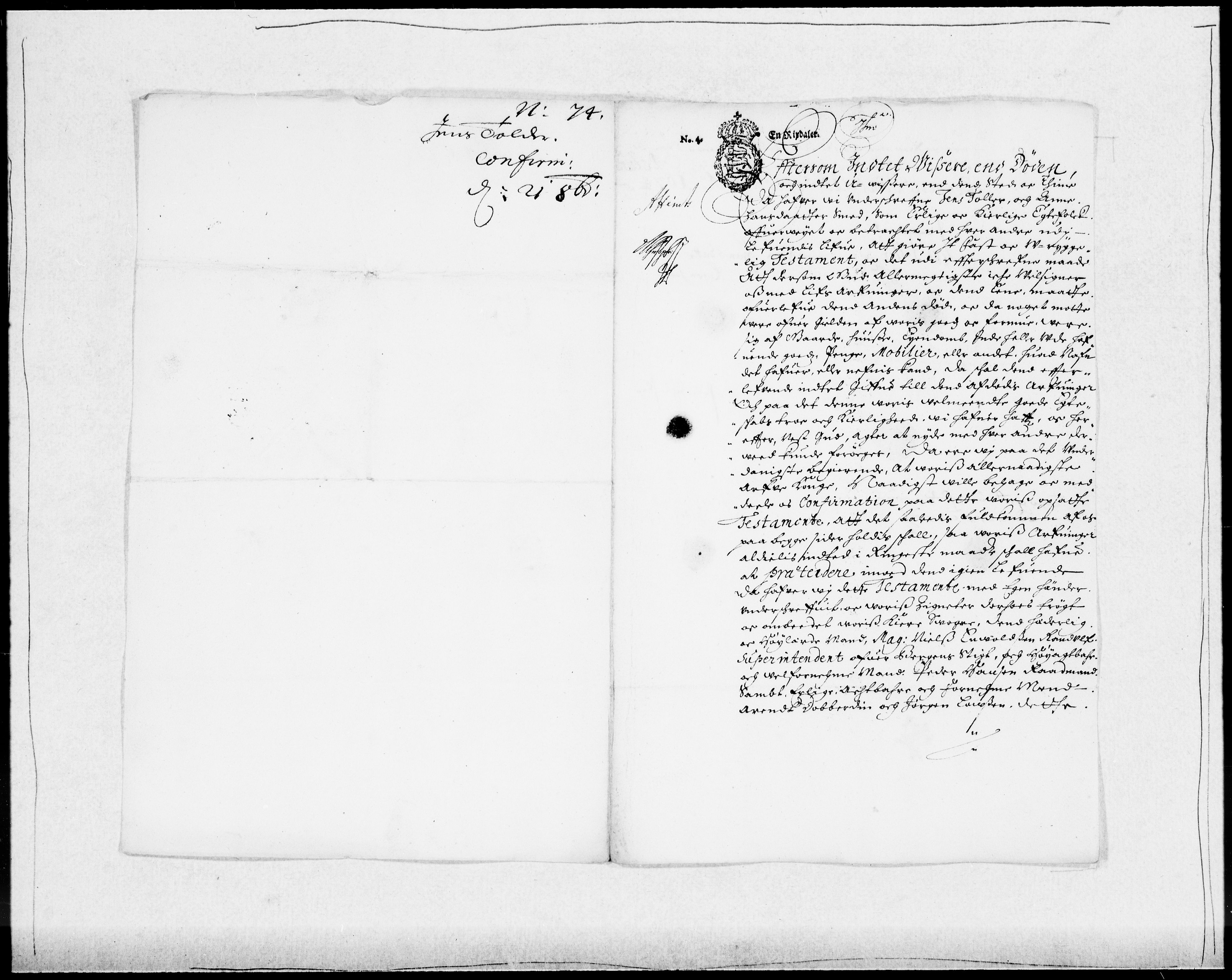 Danske Kanselli 1572-1799, AV/RA-EA-3023/F/Fc/Fcc/Fcca/L0032: Norske innlegg 1572-1799, 1674-1680, p. 107