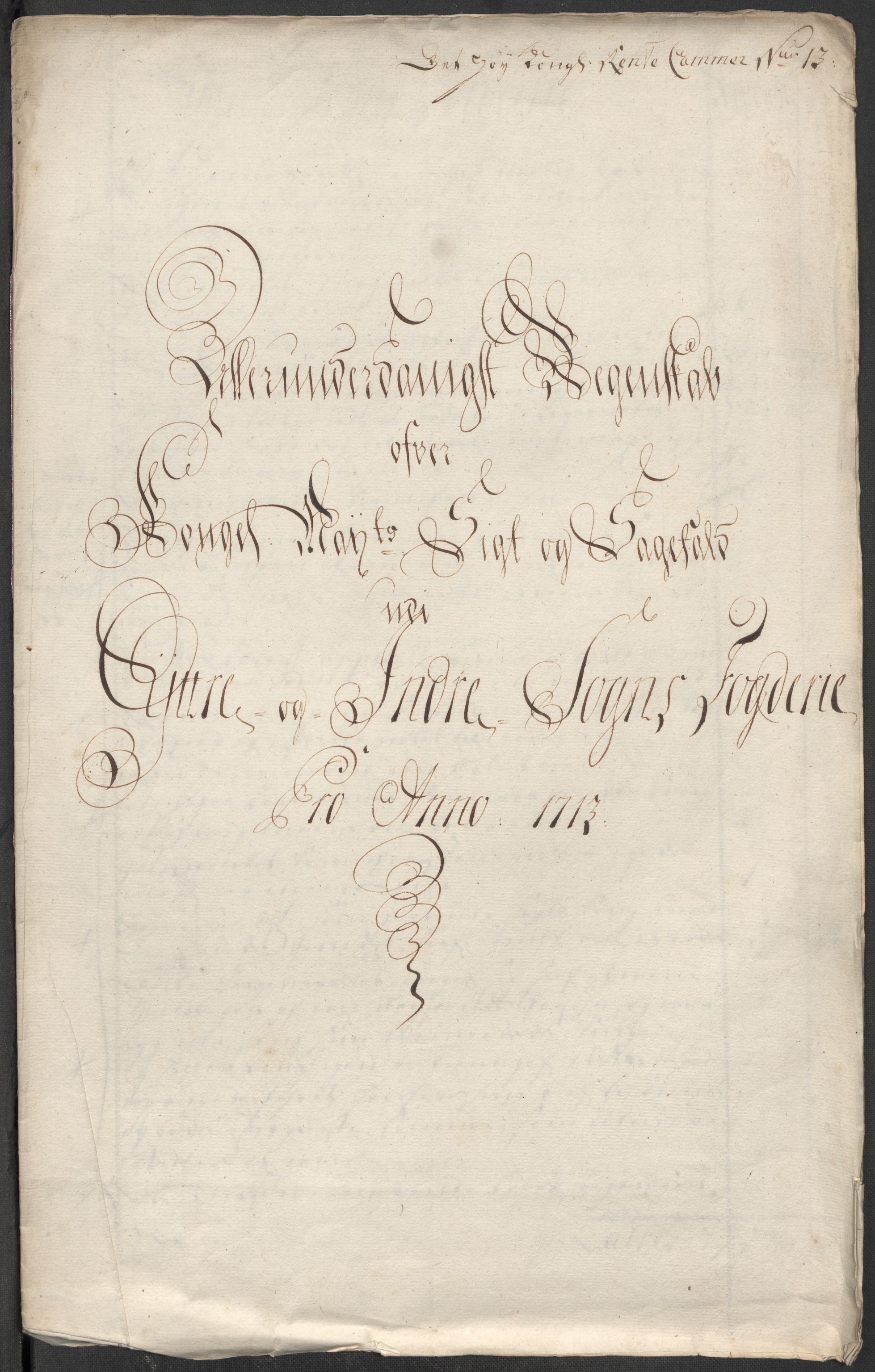 Rentekammeret inntil 1814, Reviderte regnskaper, Fogderegnskap, AV/RA-EA-4092/R52/L3319: Fogderegnskap Sogn, 1713-1714, p. 254