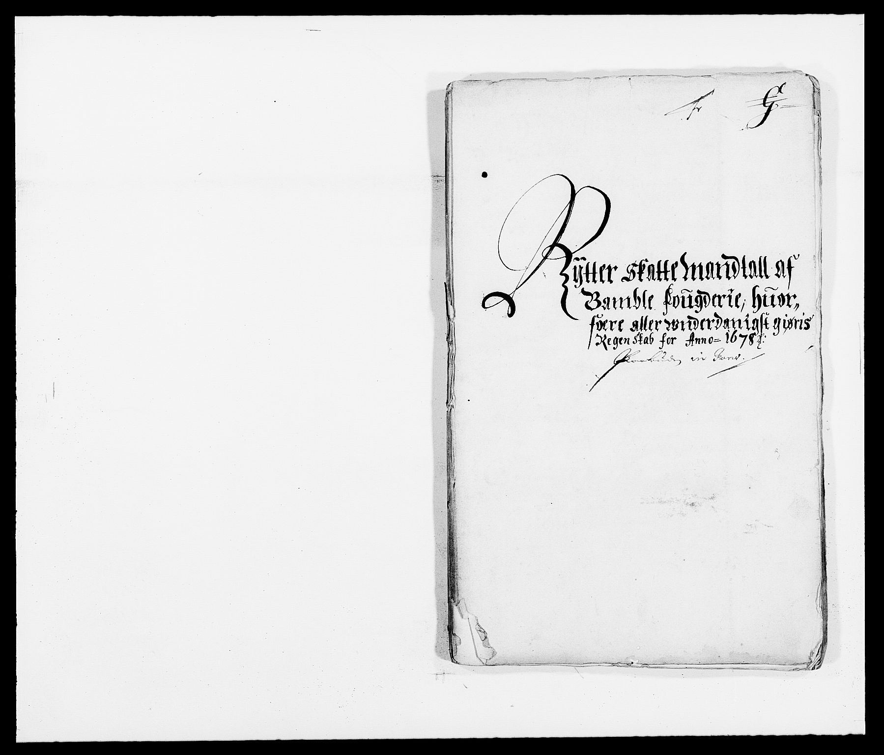 Rentekammeret inntil 1814, Reviderte regnskaper, Fogderegnskap, RA/EA-4092/R34/L2044: Fogderegnskap Bamble, 1678-1679, p. 120