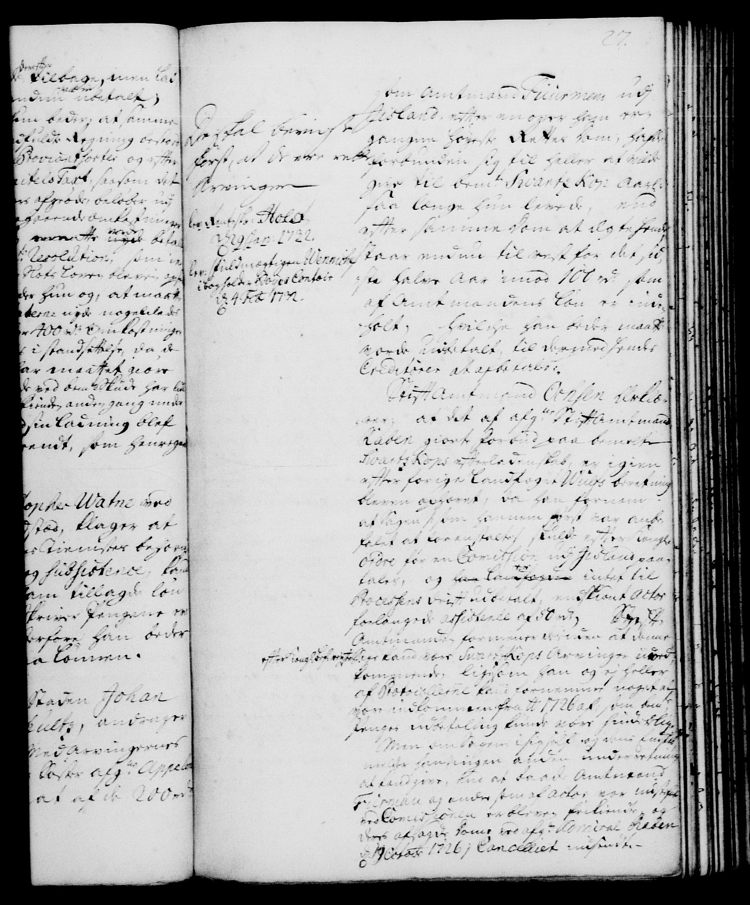 Rentekammeret, Kammerkanselliet, RA/EA-3111/G/Gh/Gha/L0014: Norsk ekstraktmemorialprotokoll. Merket RK 53.59, 1731-1732, p. 27