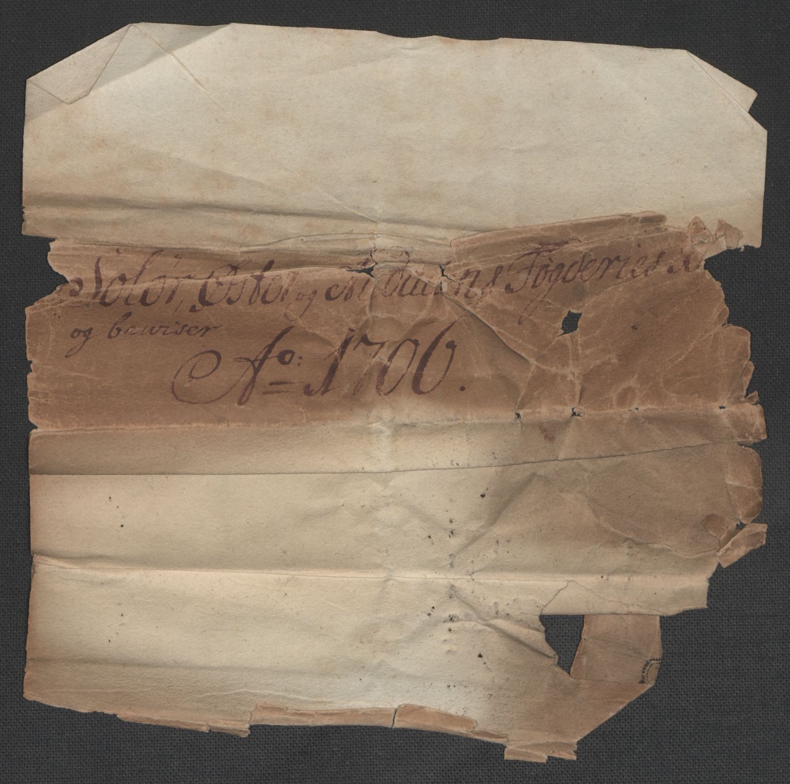 Rentekammeret inntil 1814, Reviderte regnskaper, Fogderegnskap, AV/RA-EA-4092/R13/L0835: Fogderegnskap Solør, Odal og Østerdal, 1697, p. 3