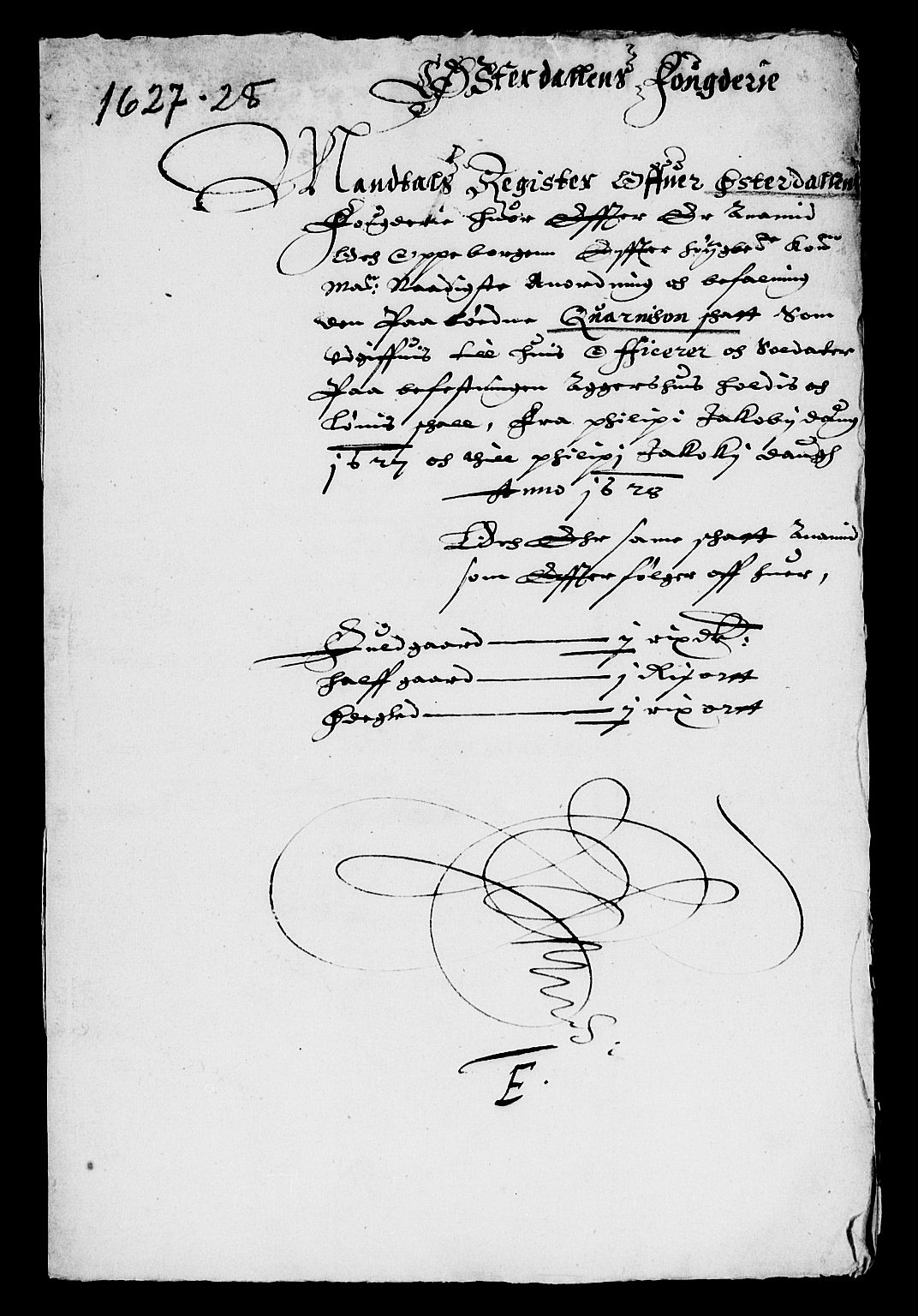 Rentekammeret inntil 1814, Reviderte regnskaper, Lensregnskaper, AV/RA-EA-5023/R/Rb/Rba/L0085: Akershus len, 1625-1628