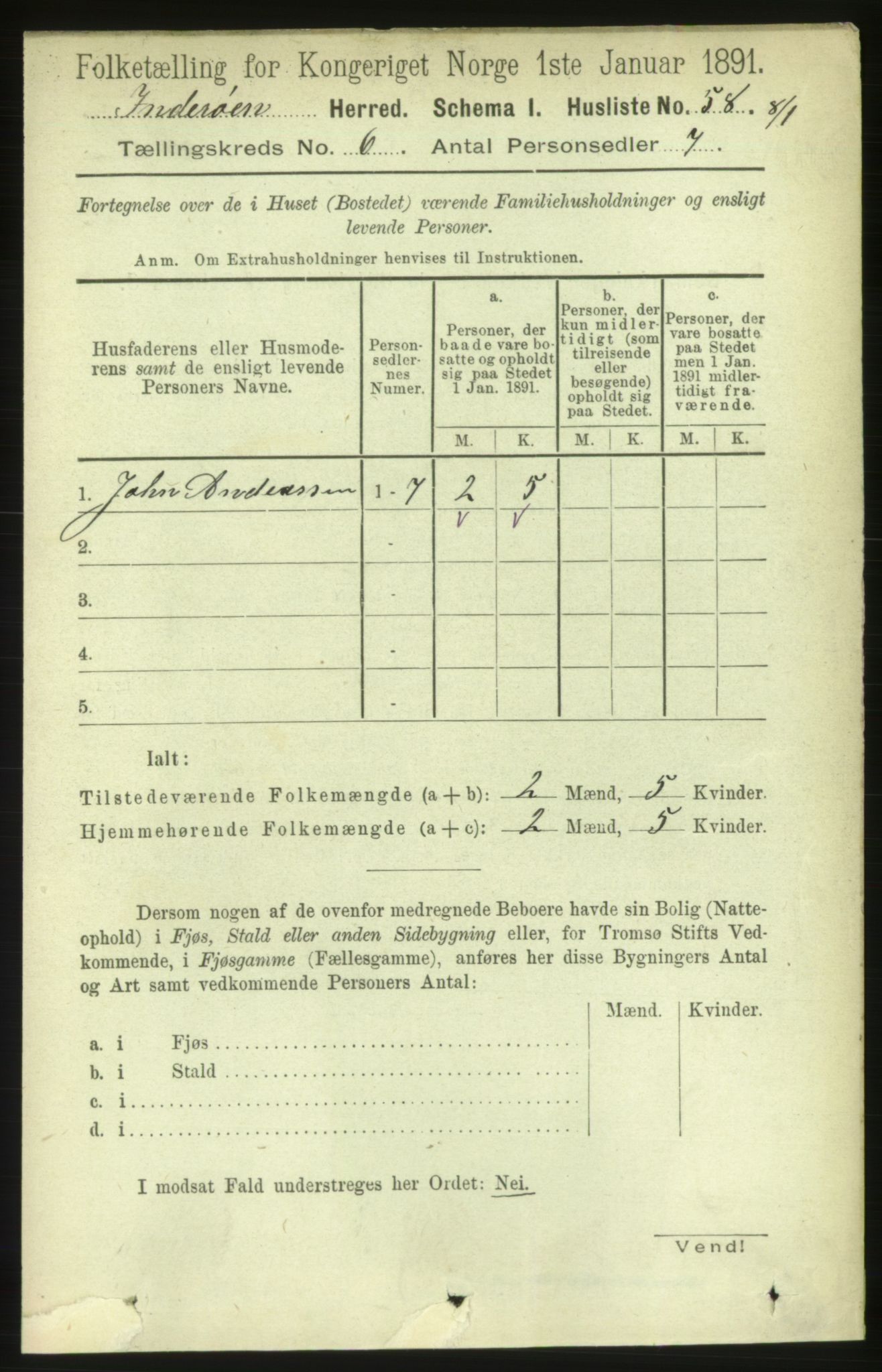 RA, 1891 census for 1729 Inderøy, 1891, p. 3353