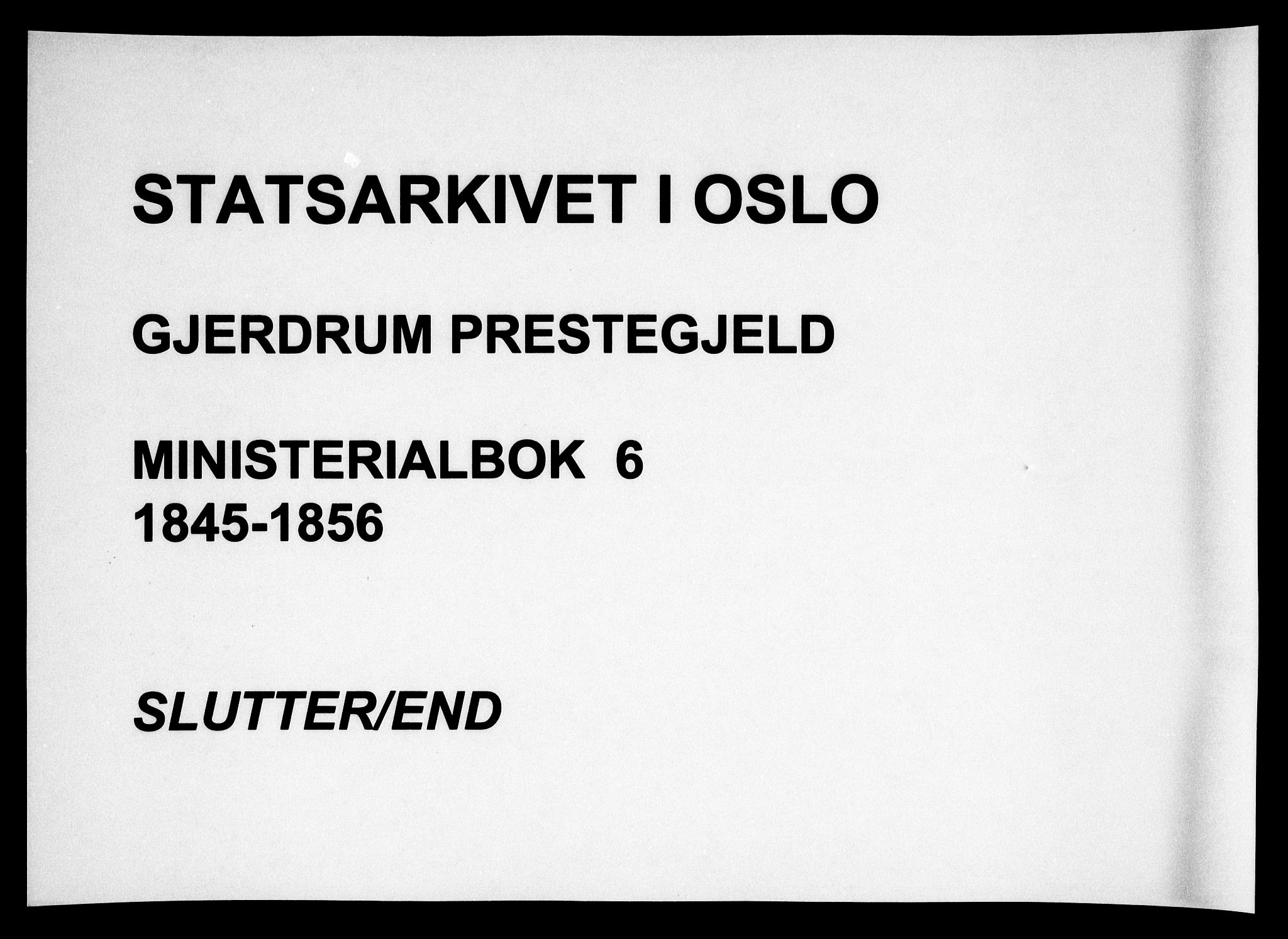 Gjerdrum prestekontor Kirkebøker, AV/SAO-A-10412b/F/Fa/L0006: Parish register (official) no. I 6, 1845-1856