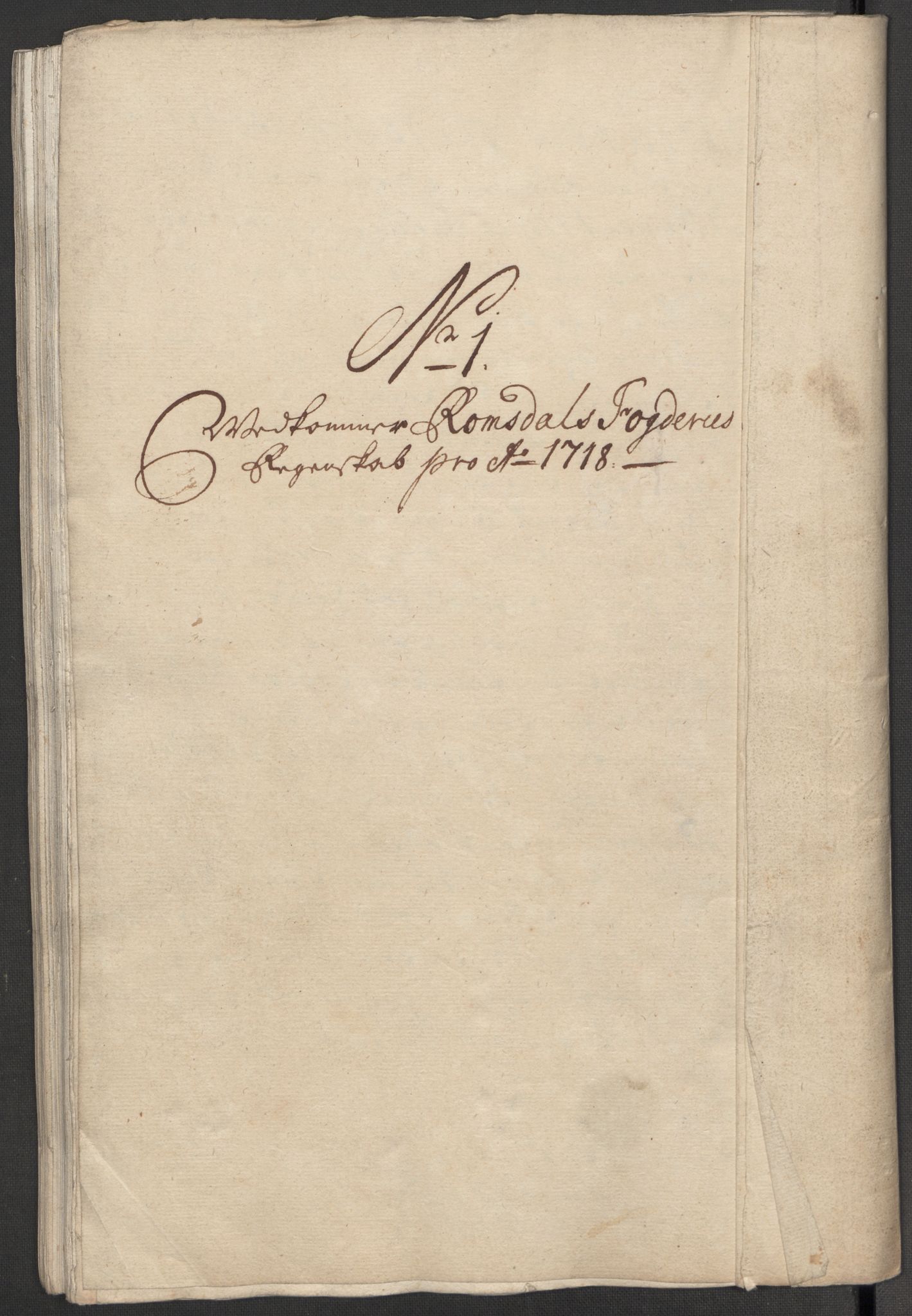 Rentekammeret inntil 1814, Reviderte regnskaper, Fogderegnskap, AV/RA-EA-4092/R55/L3665: Fogderegnskap Romsdal, 1718, p. 75