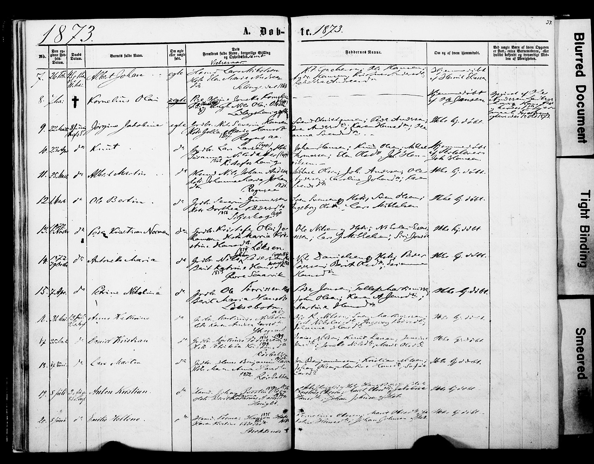 Ibestad sokneprestembete, AV/SATØ-S-0077/H/Ha/Haa/L0013kirke: Parish register (official) no. 13, 1865-1879, p. 37