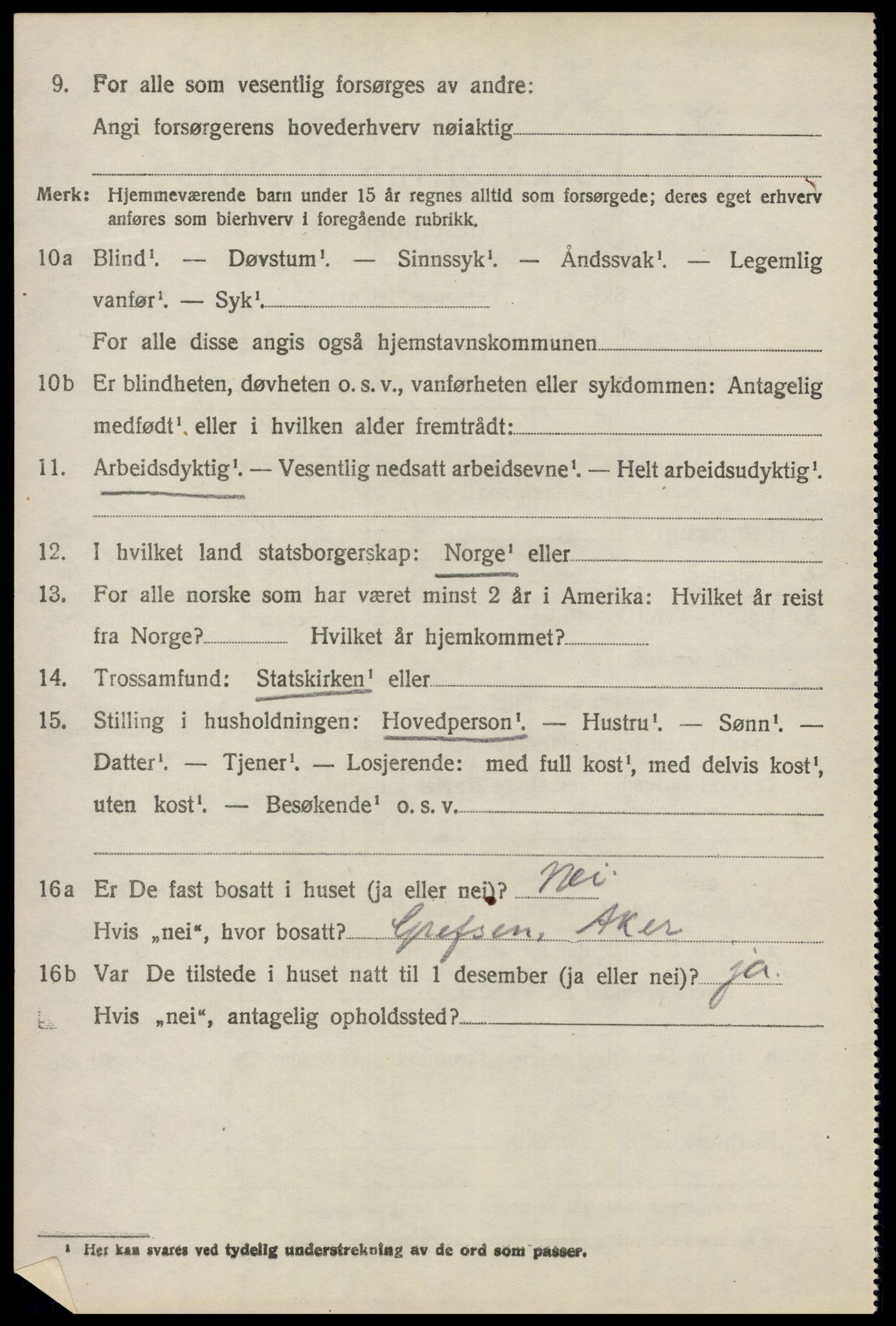 SAO, 1920 census for Kråkstad, 1920, p. 8142