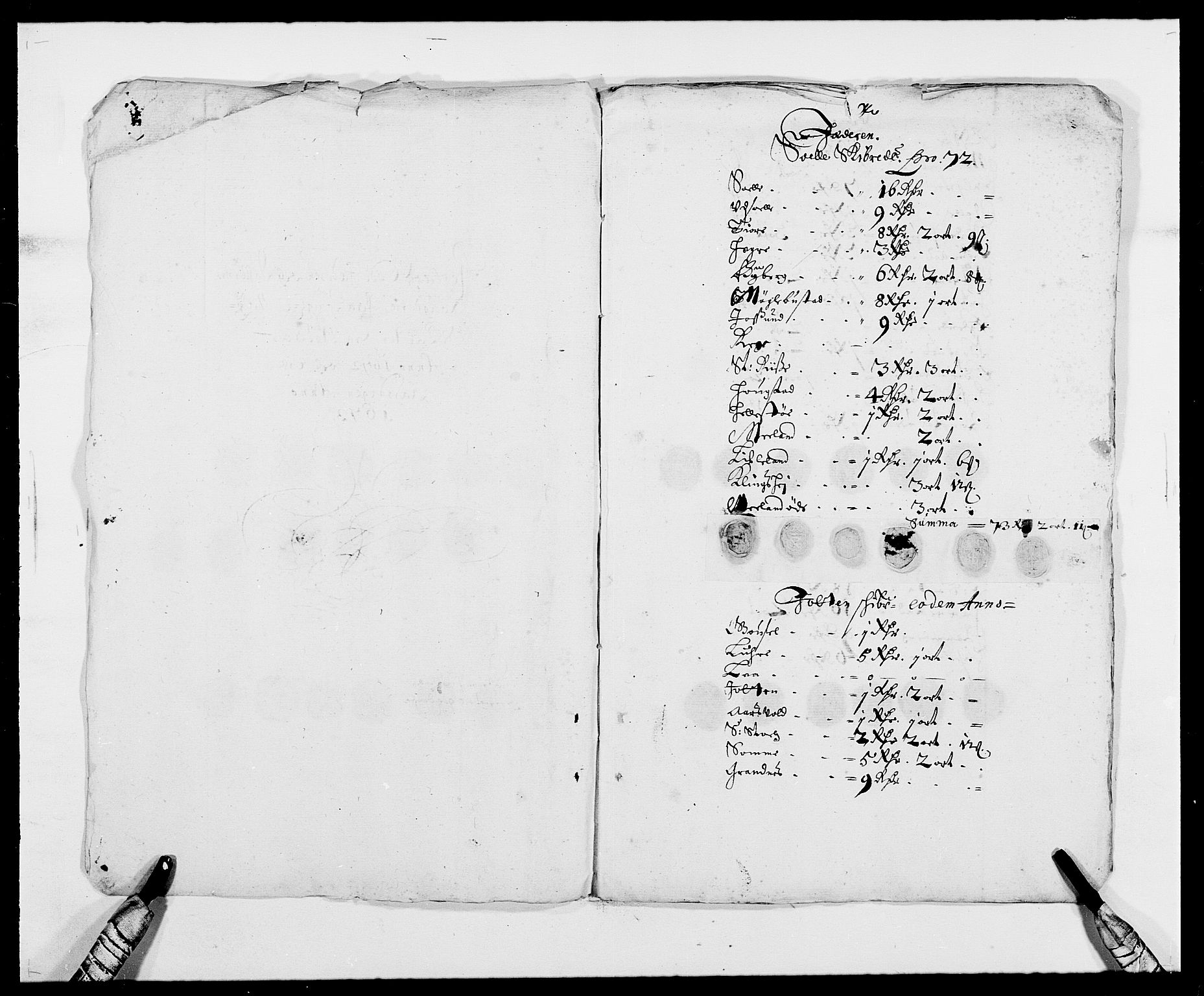 Rentekammeret inntil 1814, Reviderte regnskaper, Fogderegnskap, AV/RA-EA-4092/R46/L2713: Fogderegnskap Jæren og Dalane, 1671-1672, p. 284