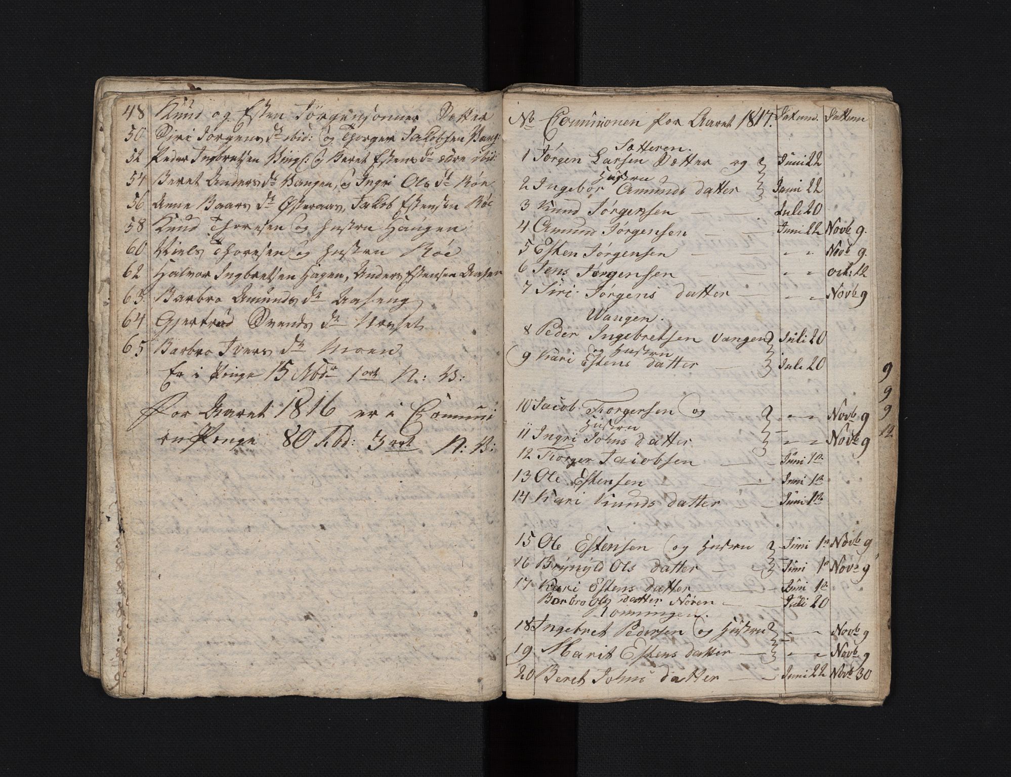 Tolga prestekontor, AV/SAH-PREST-062/L/L0021: Parish register (copy) no. 21, 1804-1823