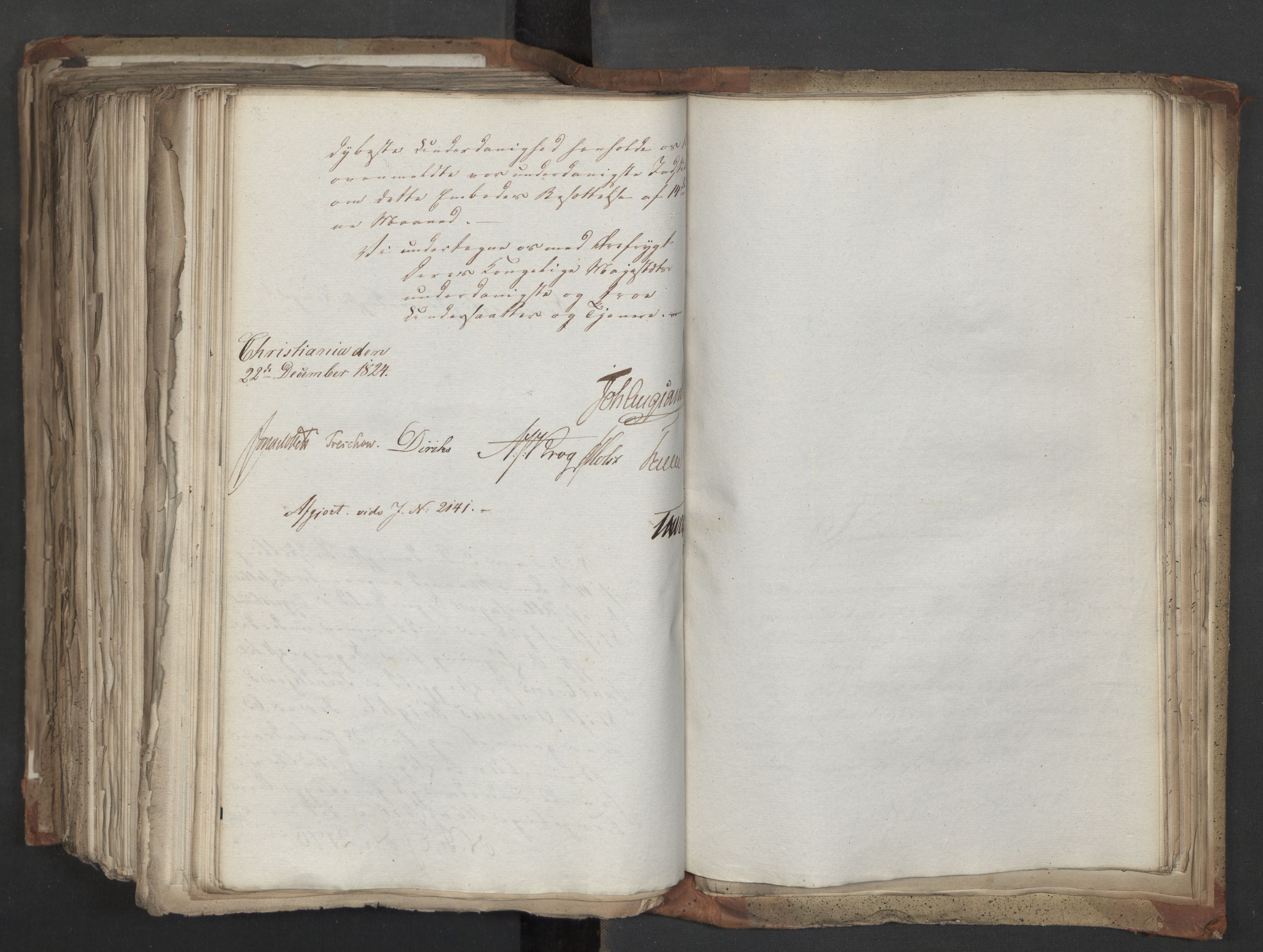 Statsrådsavdelingen i Stockholm, AV/RA-S-1003/D/Da/L0040: Regjeringsinnstillinger nr. 1947-2203, 1824, p. 626