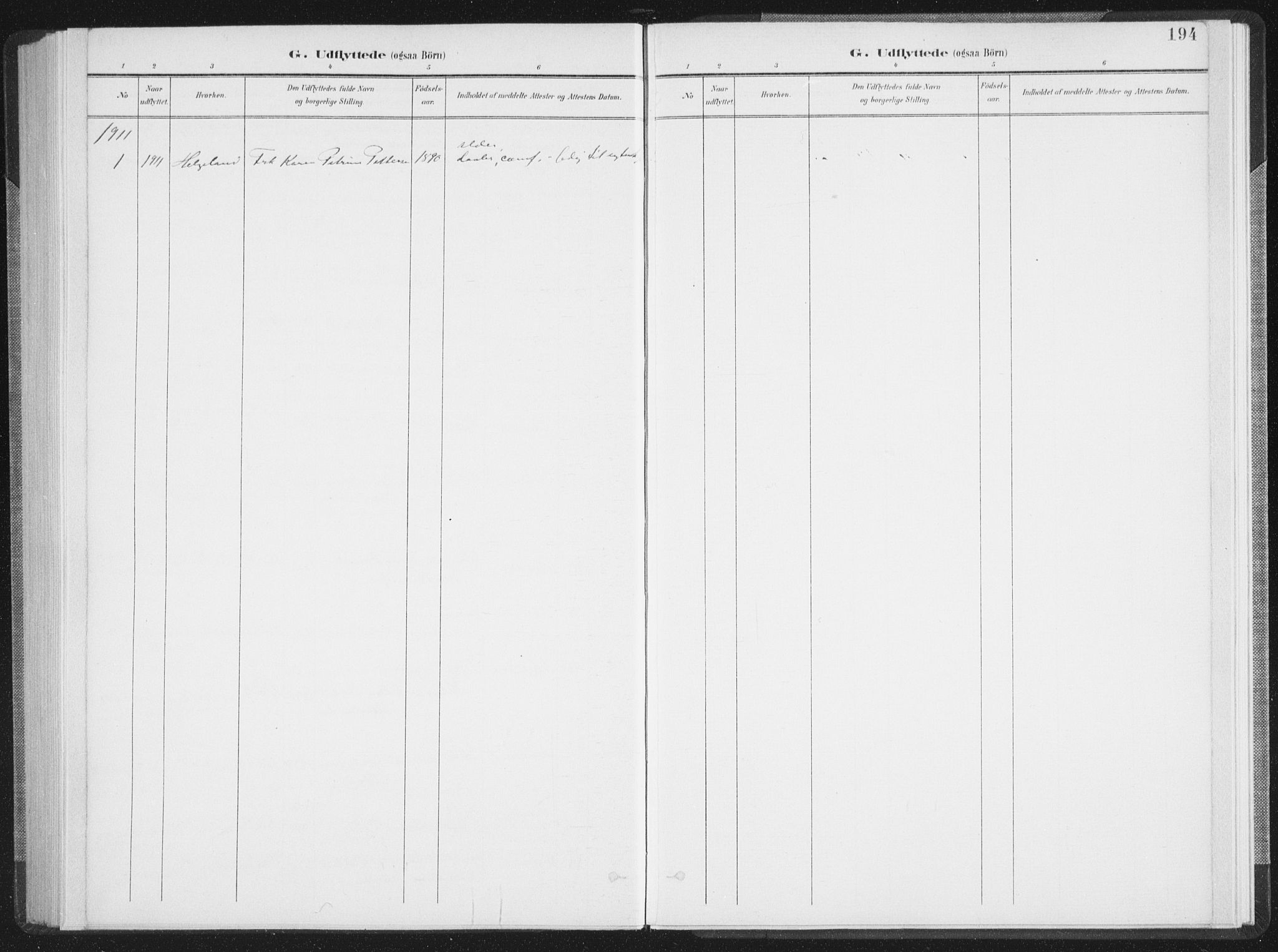 Ministerialprotokoller, klokkerbøker og fødselsregistre - Nordland, SAT/A-1459/897/L1400: Parish register (official) no. 897A07, 1897-1908, p. 194
