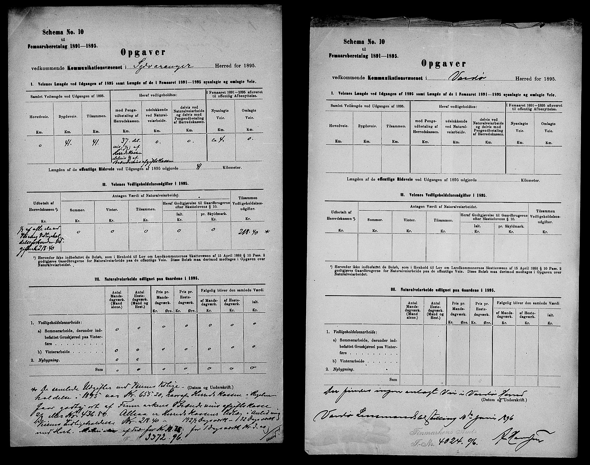 Statistisk sentralbyrå, Næringsøkonomiske emner, Generelt - Amtmennenes femårsberetninger, AV/RA-S-2233/F/Fa/L0083: --, 1891-1895, p. 119