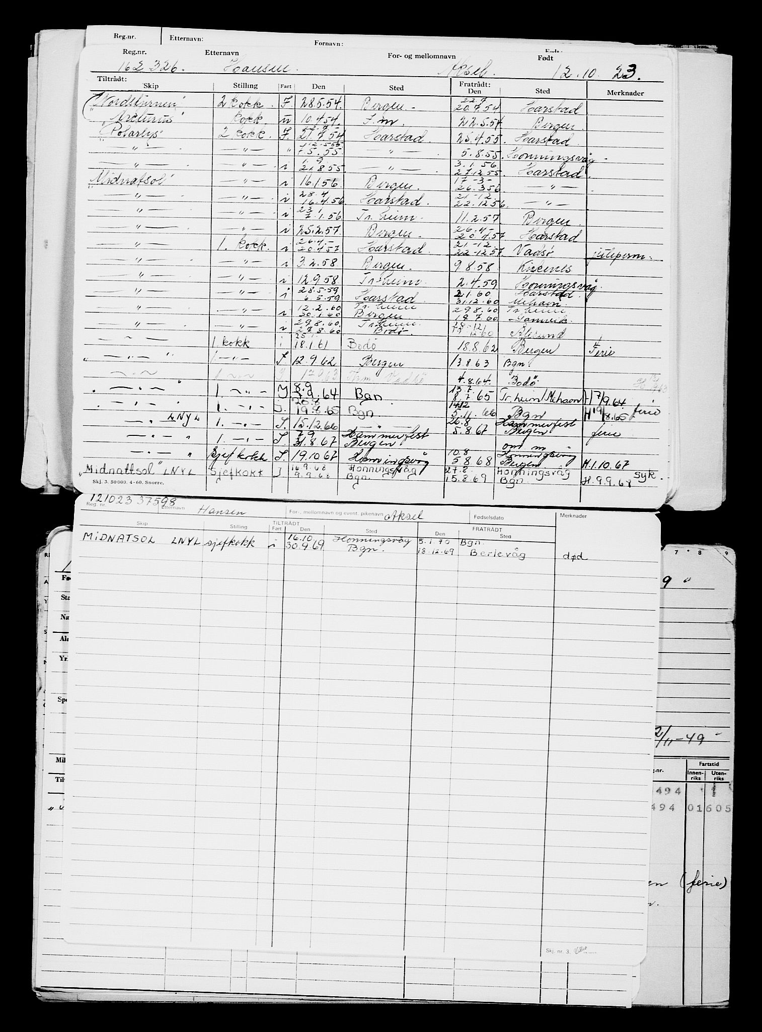 Direktoratet for sjømenn, AV/RA-S-3545/G/Gb/L0223: Hovedkort, 1923, p. 802