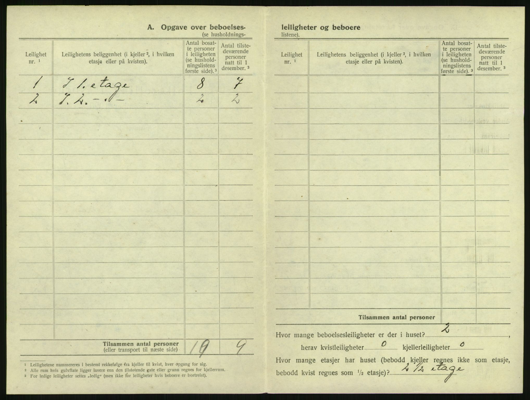 SAH, 1920 census for Lillehammer, 1920, p. 355